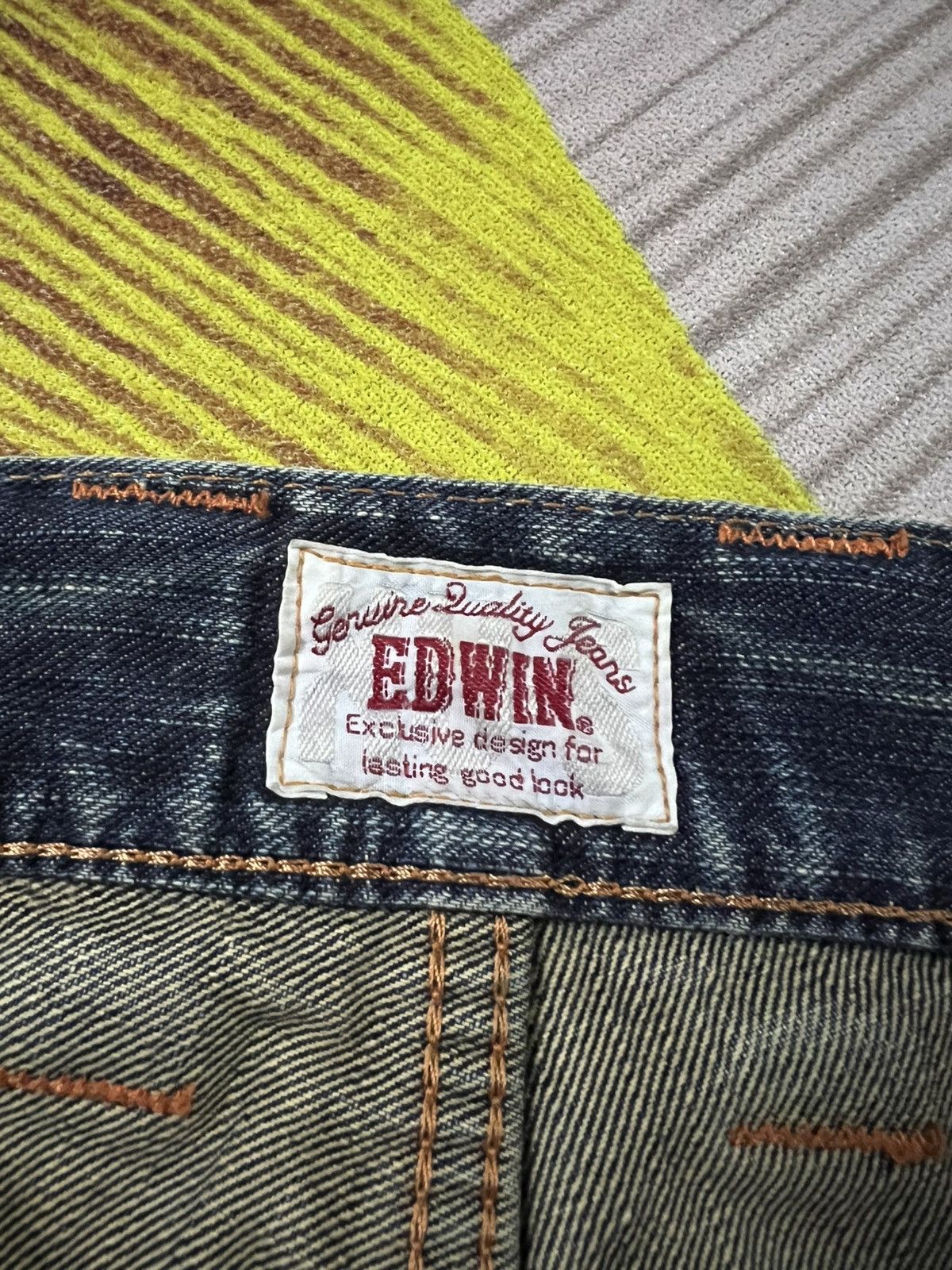 Edwin × If Six Was Nine × Jean 💥FLARE💥EDWIN EXCLUSIVE VINTAGE XV DISTRESSED JEANS Size US 29 - 22 Thumbnail