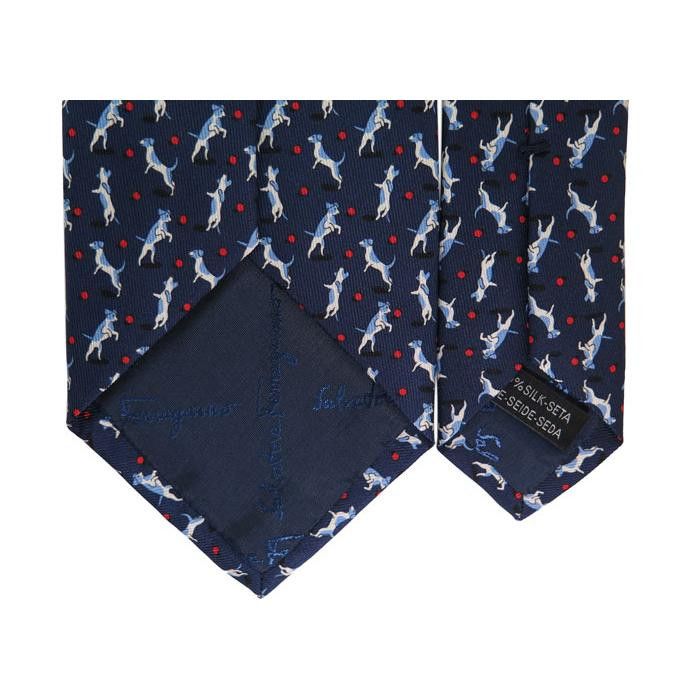 Salvatore Ferragamo o1s1rm1024 Size: OS / Silk Tie in Multicolor Size ONE SIZE - 7 Thumbnail