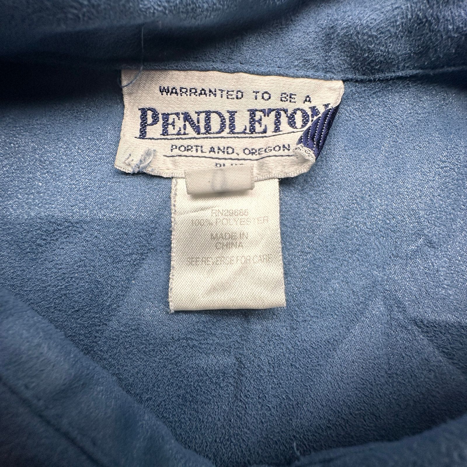 Pendleton Vintage Pendleton Polyester Button Up Shirt Womens 1X Plus Size XL / US 12-14 / IT 48-50 - 7 Thumbnail
