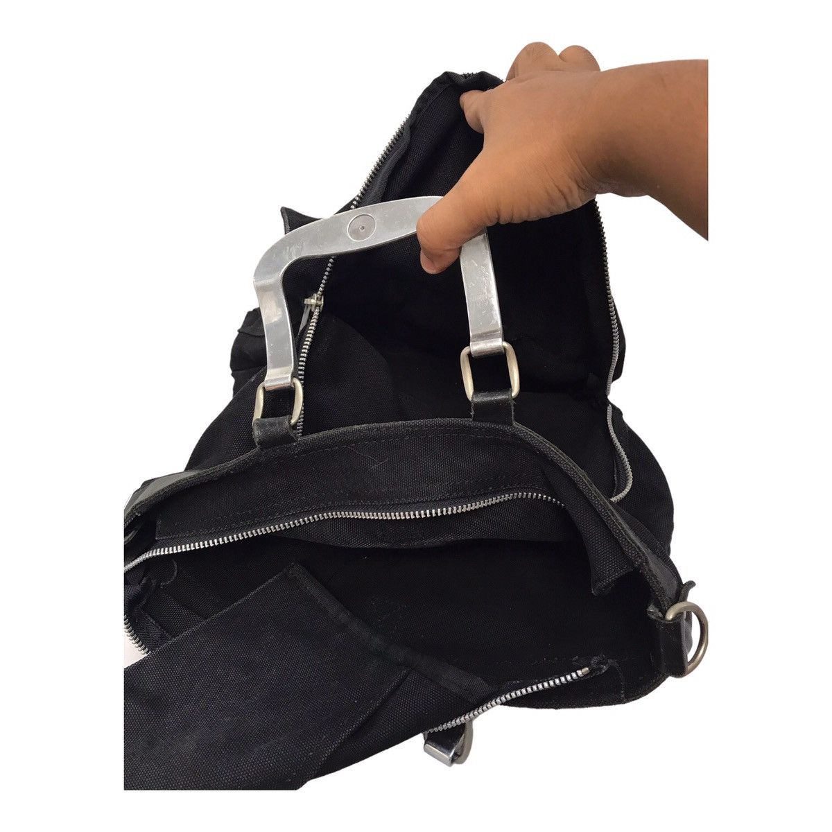 Hysteric Glamour × If Six Was Nine × Le Grande Bleu (L.G.B.) No Future Multi Pocket Canvas Sling Bag Size ONE SIZE - 10 Thumbnail