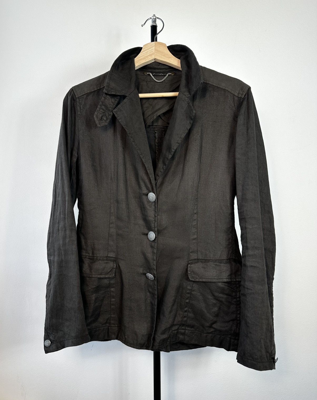 C.P. Company Archival C.P. Company 2006 Linen-Nylon Blend Blazer Jacket Size US S / EU 44-46 / 1 - 1 Thumbnail