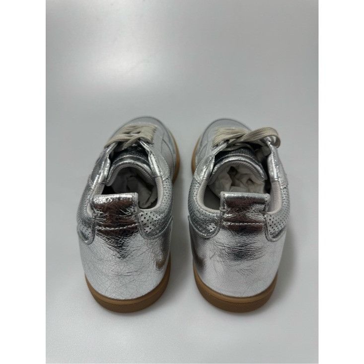 Christian Louboutin Christian Louboutin Tutti Rui Leather Sneakers Silver Men’s Size US 10 / EU 43 - 4 Thumbnail