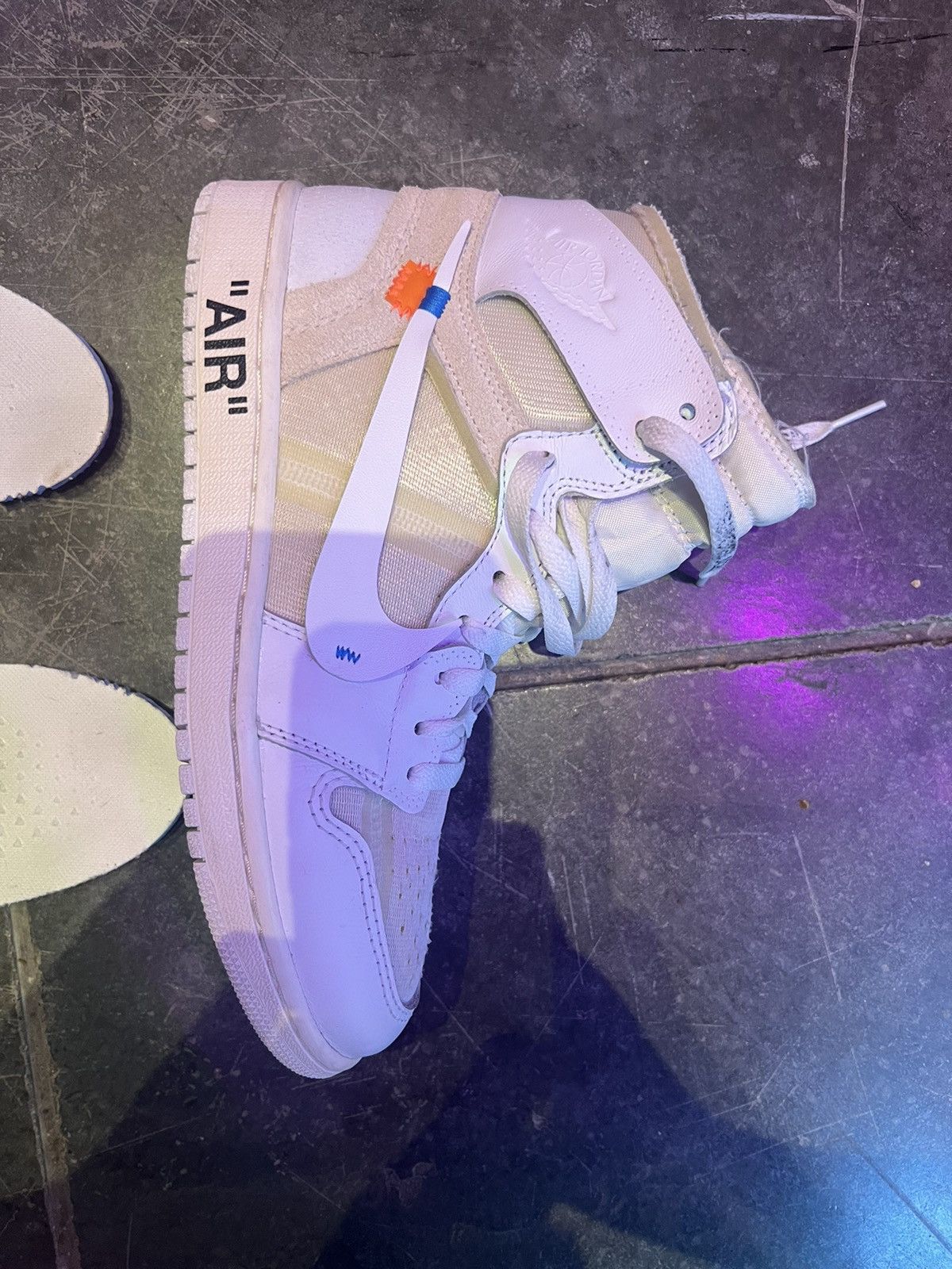 Jordan Brand × Nike 0ff-White Jordan 1 euro Size US 8.5 / EU 41-42 - 12 Thumbnail