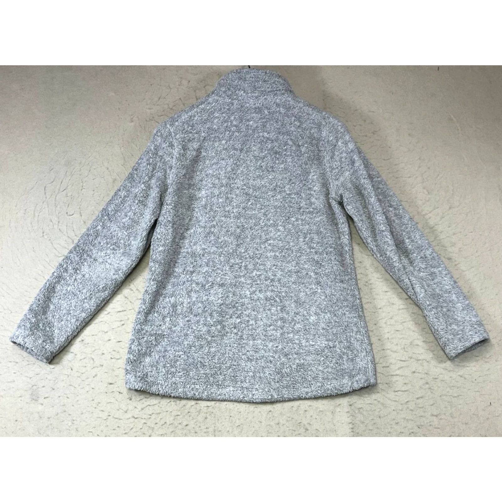 Vintage L.L. Bean Women’s Half Zip Jacket Gray Fleece Pockets Long Sleeve Pullover M Winter Women 1/2 Zip Size M / US 6-8 / IT 42-44 - 2 Thumbnail