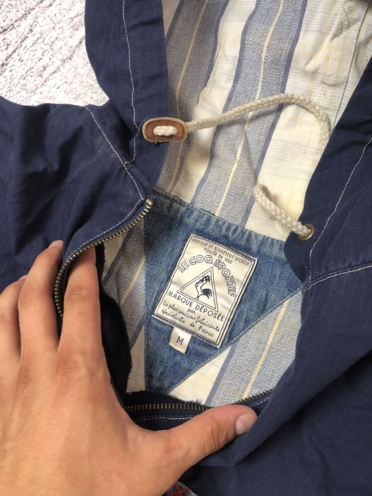 Le Coq Sportif × Vintage Vintage men’s jacket LE COQ SPORTIE SIZE M retro Size US M / EU 48-50 / 2 - 6 Thumbnail