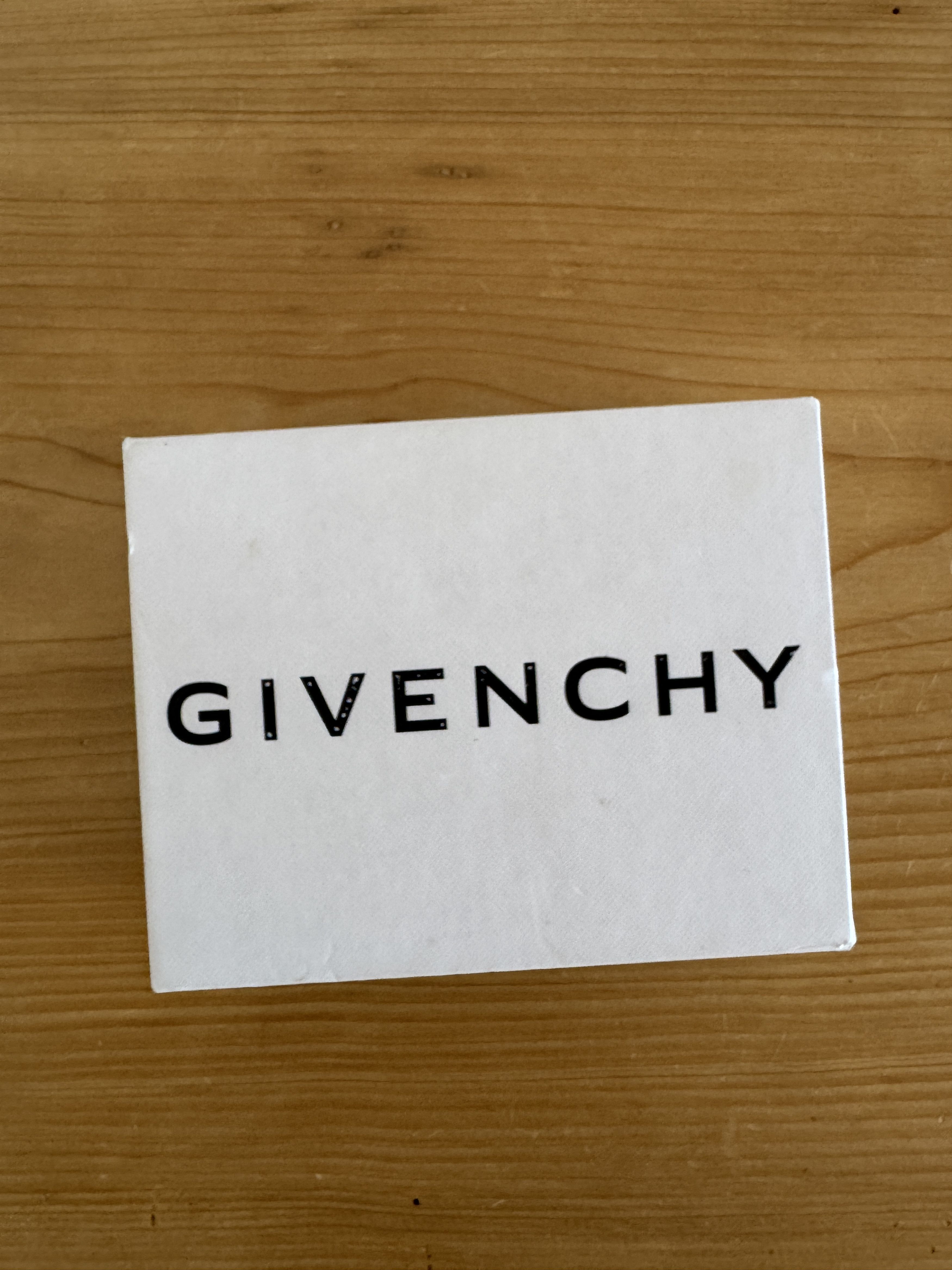 Givenchy Trompe L'oeil Barbed wire logo print leather card holder Size ONE SIZE - 10 Thumbnail