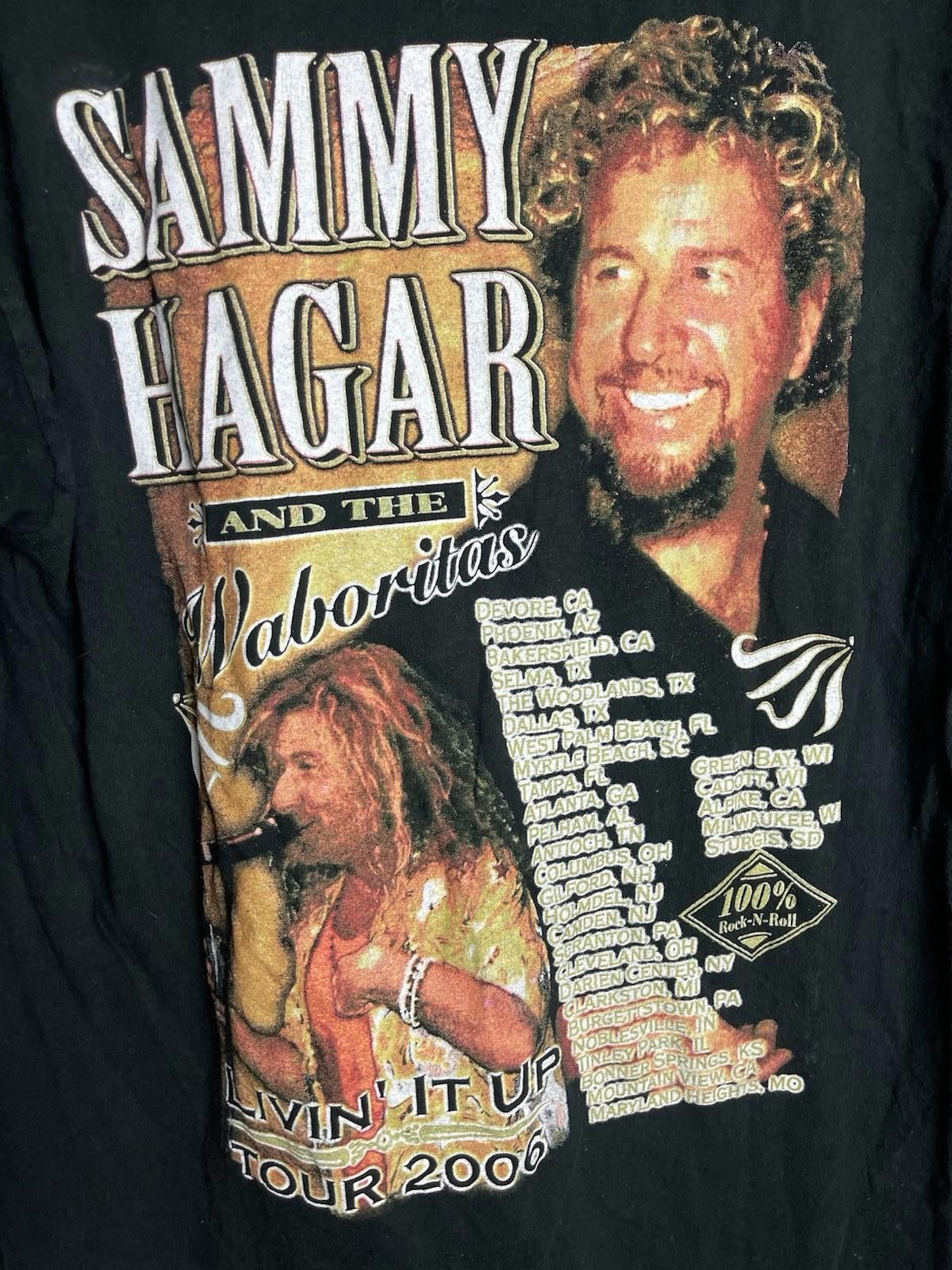 All Sport Y2K Sammy Hagar Van Halen Rock Concert Tour Promo XL Size US XL / EU 56 / 4 - 5 Thumbnail
