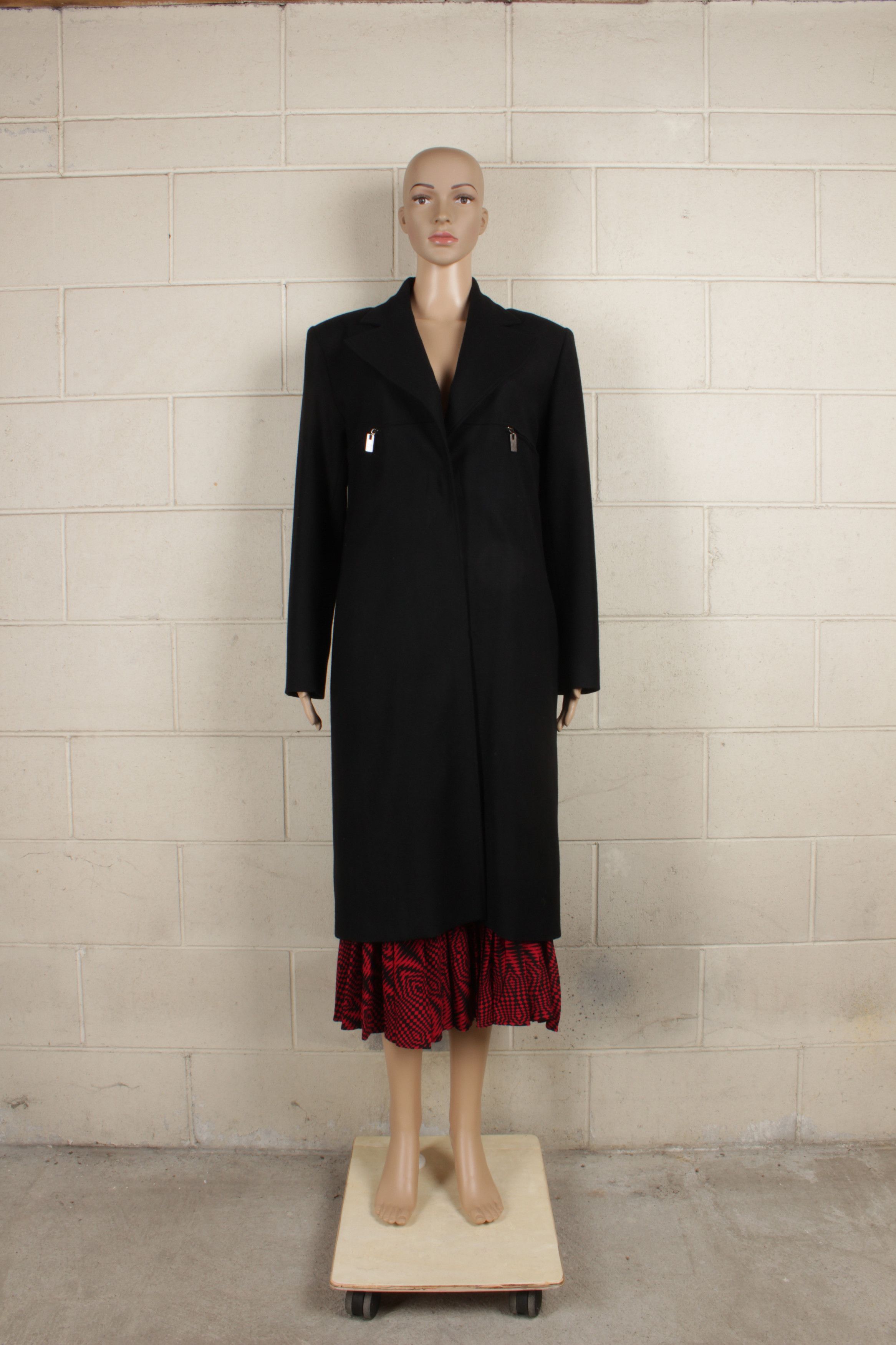 1998 Wool Coat with Zip Back