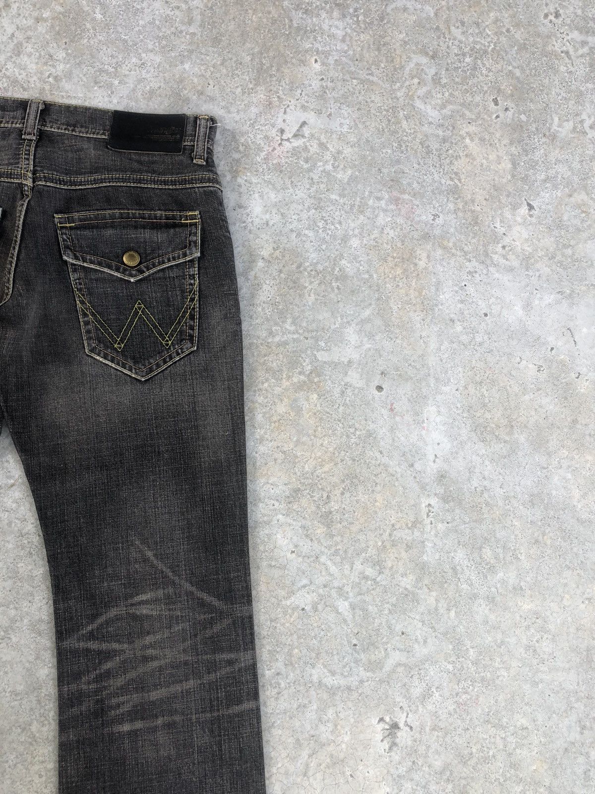 If Six Was Nine Y2k Wrangler Flared Jeans Distressed Jeans Size US 32 / EU 48 - 10 Thumbnail
