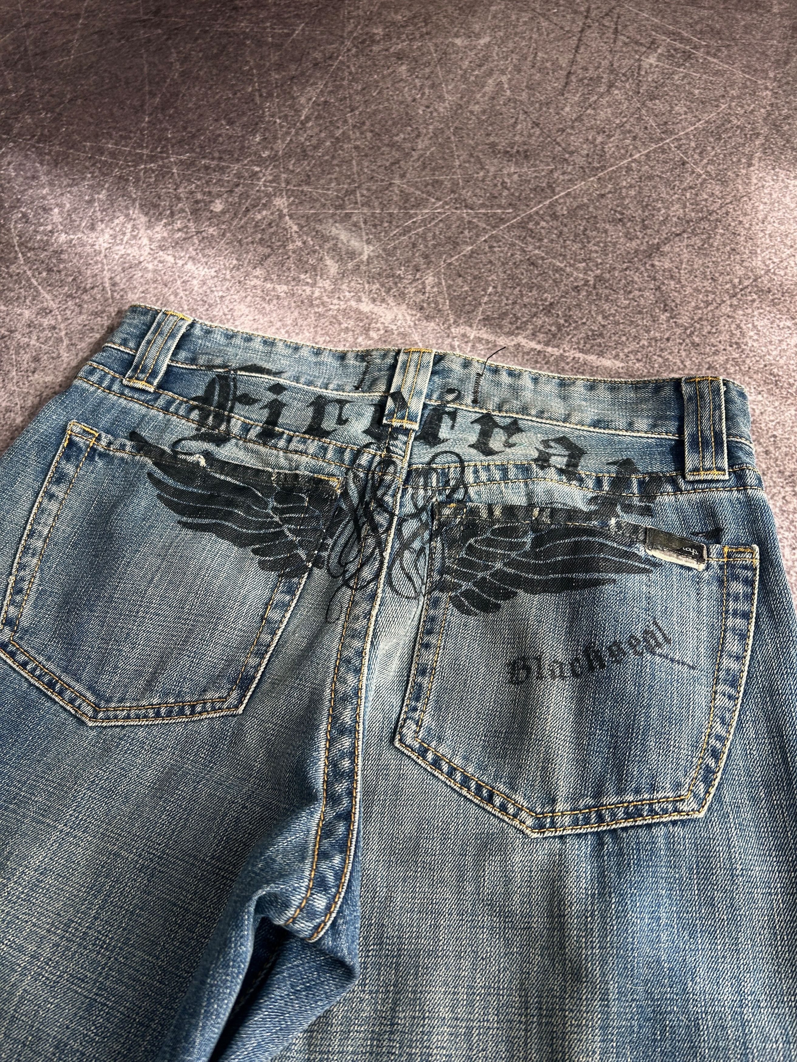 Japanese Brand VTG Balenciaga Rick Owens Style Cargo Jeans 90s Y2K Size US 30 / EU 46 - 3 Thumbnail