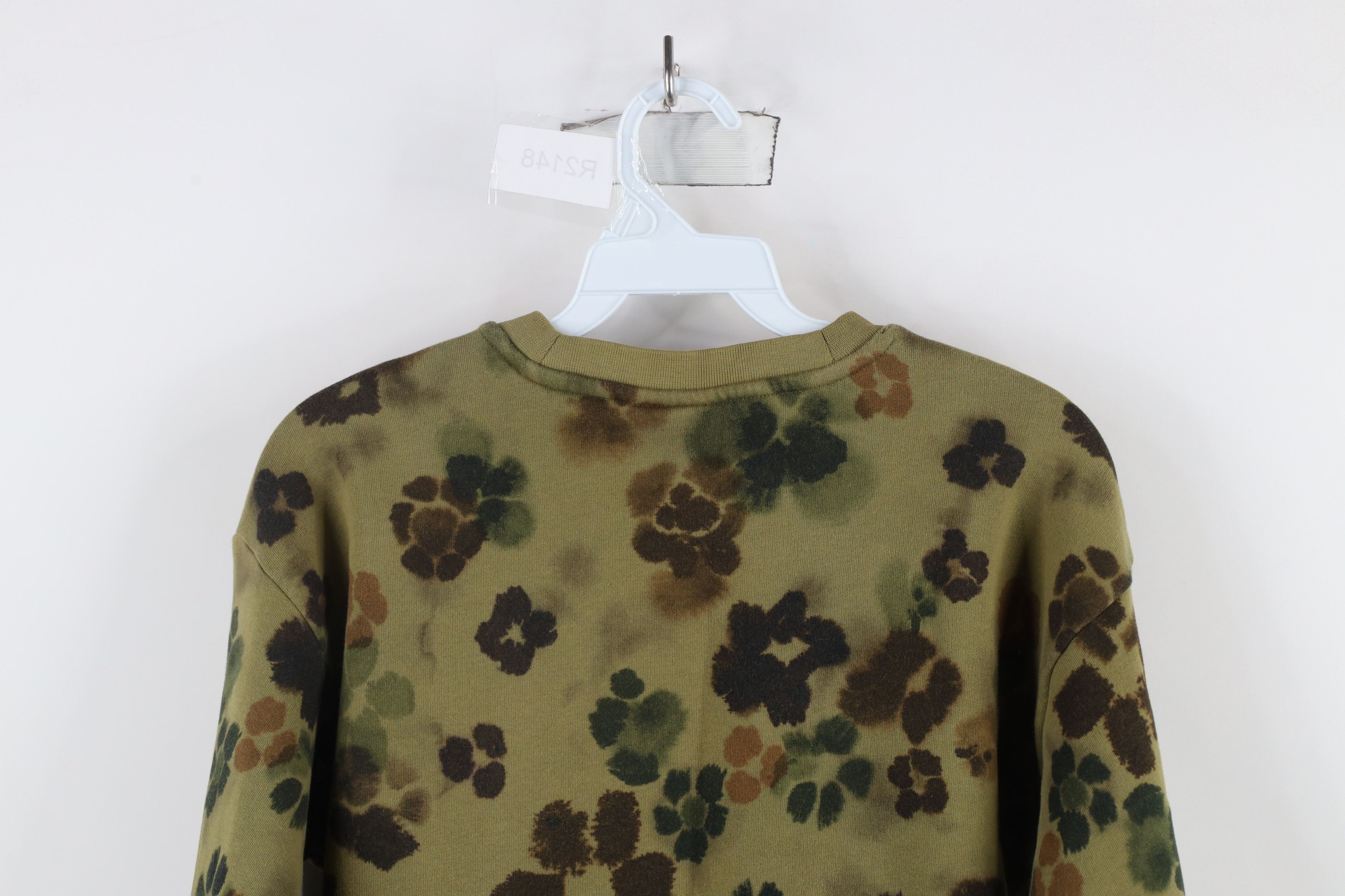 Scotch & Soda × Vintage Scotch & Soda Abstract Acid Wash Flower Crewneck Sweatshirt Size XS / US 0-2 / IT 36-38 - 13 Thumbnail
