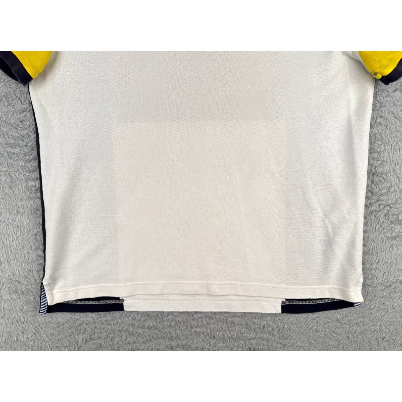 Tommy Hilfiger Tommy Hilfiger Polo Shirt Men L White Colorblock Polo Shirt Slim Fit Casual Polo Shirt Mens Colorblock 40 in Chest Size US L / EU 52-54 / 3 - 5 Thumbnail