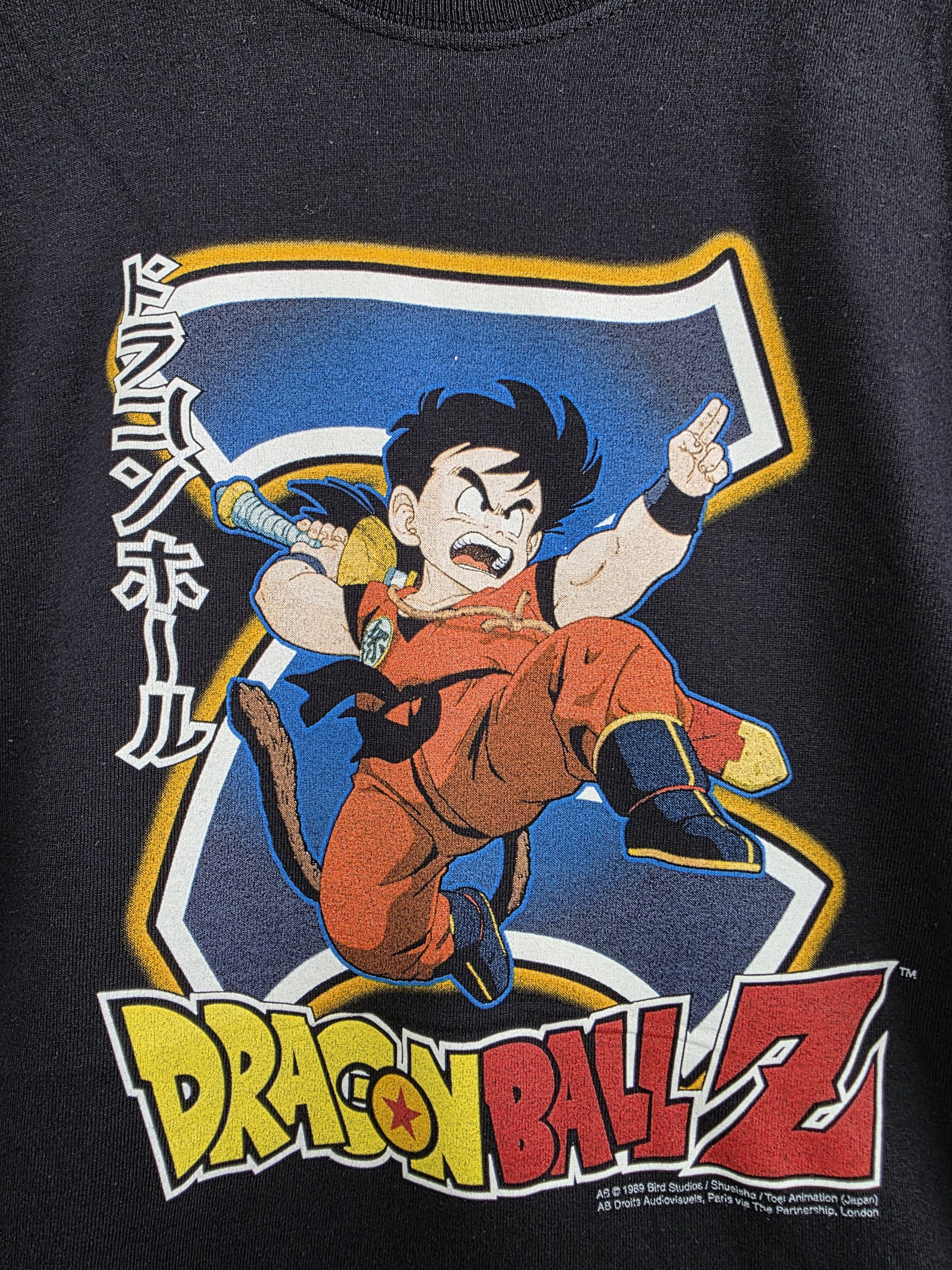 Anime × Vintage 90s Dragon Ball Z Goku Sword Anime tee M Size US M / EU 48-50 / 2 - 3 Thumbnail