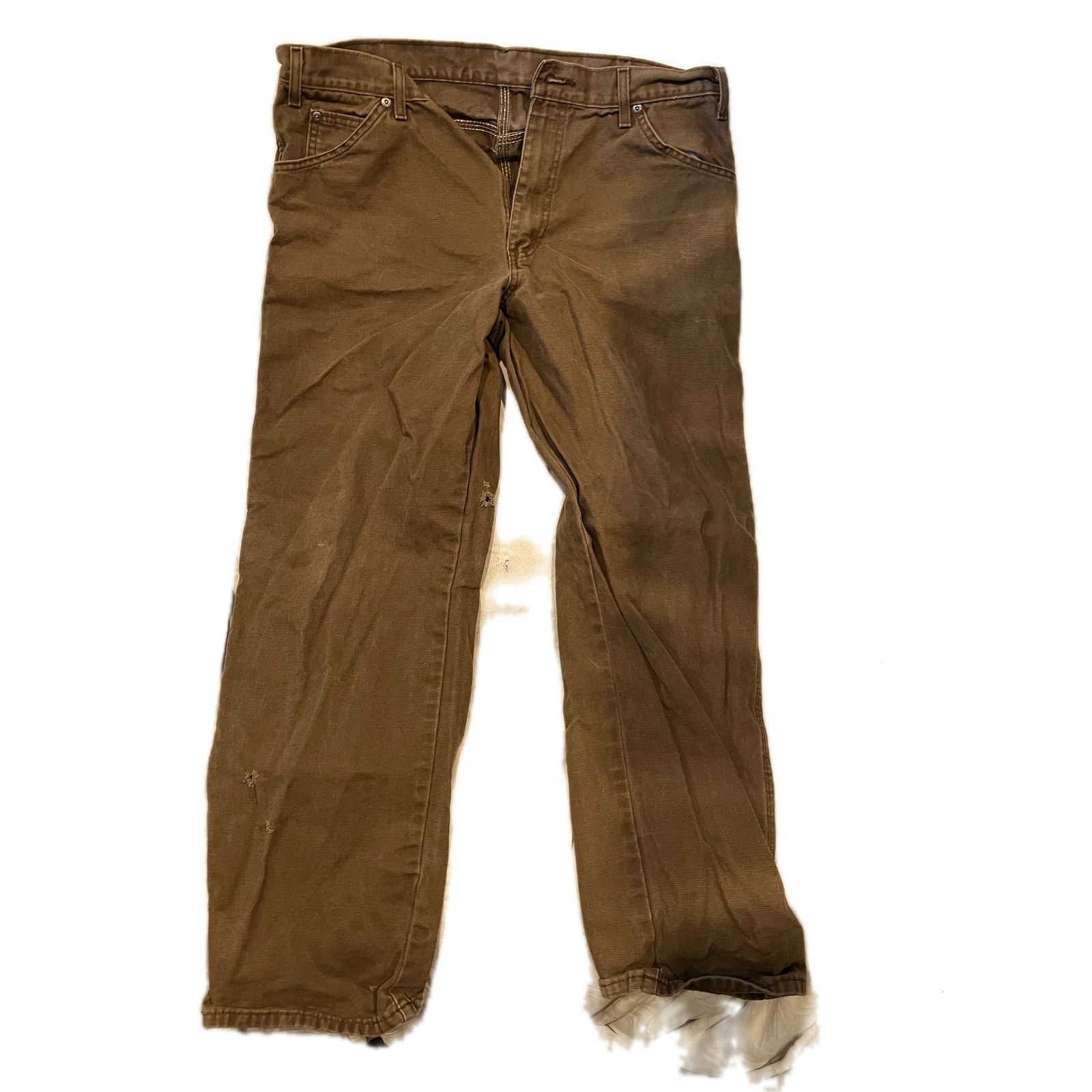 Dickies Dickies Brown Carpenter Work pants Mens 38x30 Size US 38 / EU 54 - 1 Thumbnail
