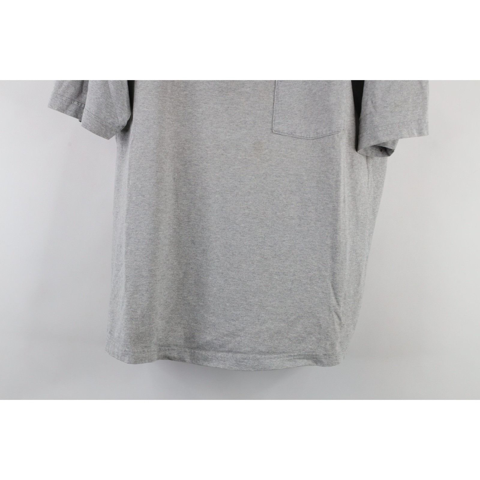 Jockey × Vintage Vintage 90s Streetwear Distressed Blank Pocket T-Shirt Size US L / EU 52-54 / 3 - 3 Thumbnail