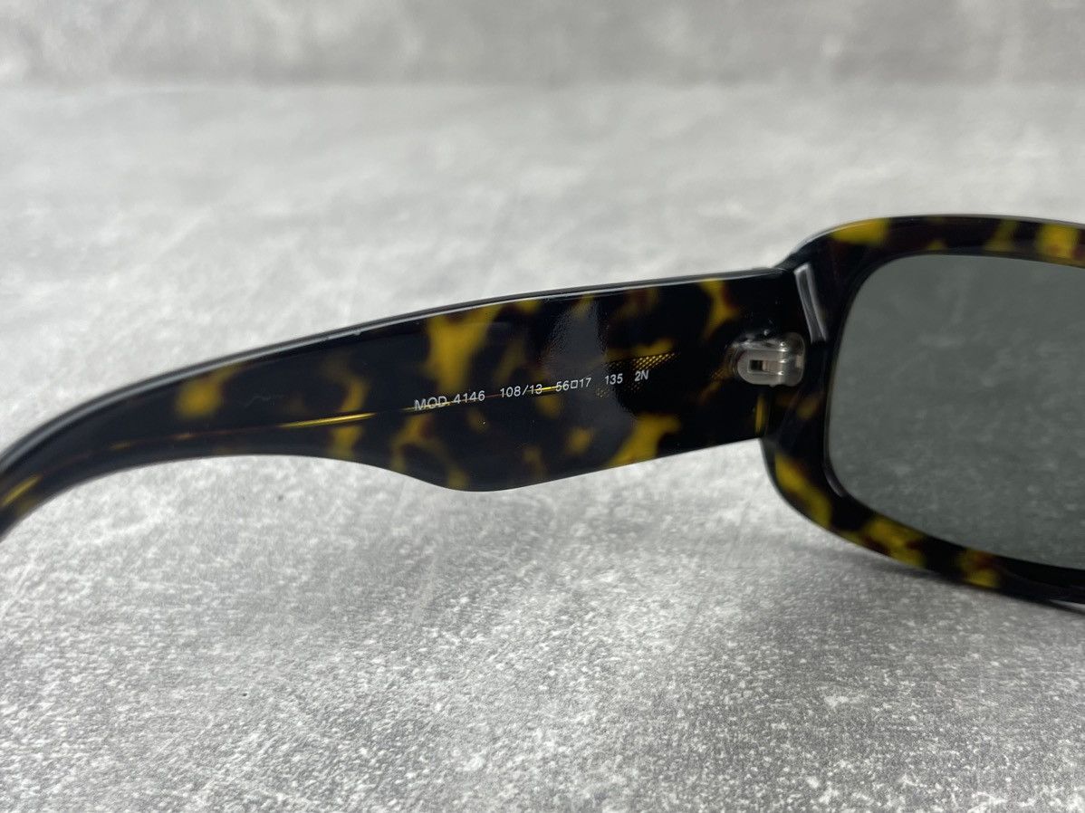 Versace Vintage Versace Sunglasses Unisex Tortoise Brown Y2K Size ONE SIZE - 8 Thumbnail