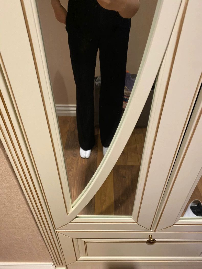 Loewe Loewe Black slim-fit trousers Size 35" - 1 Thumbnail