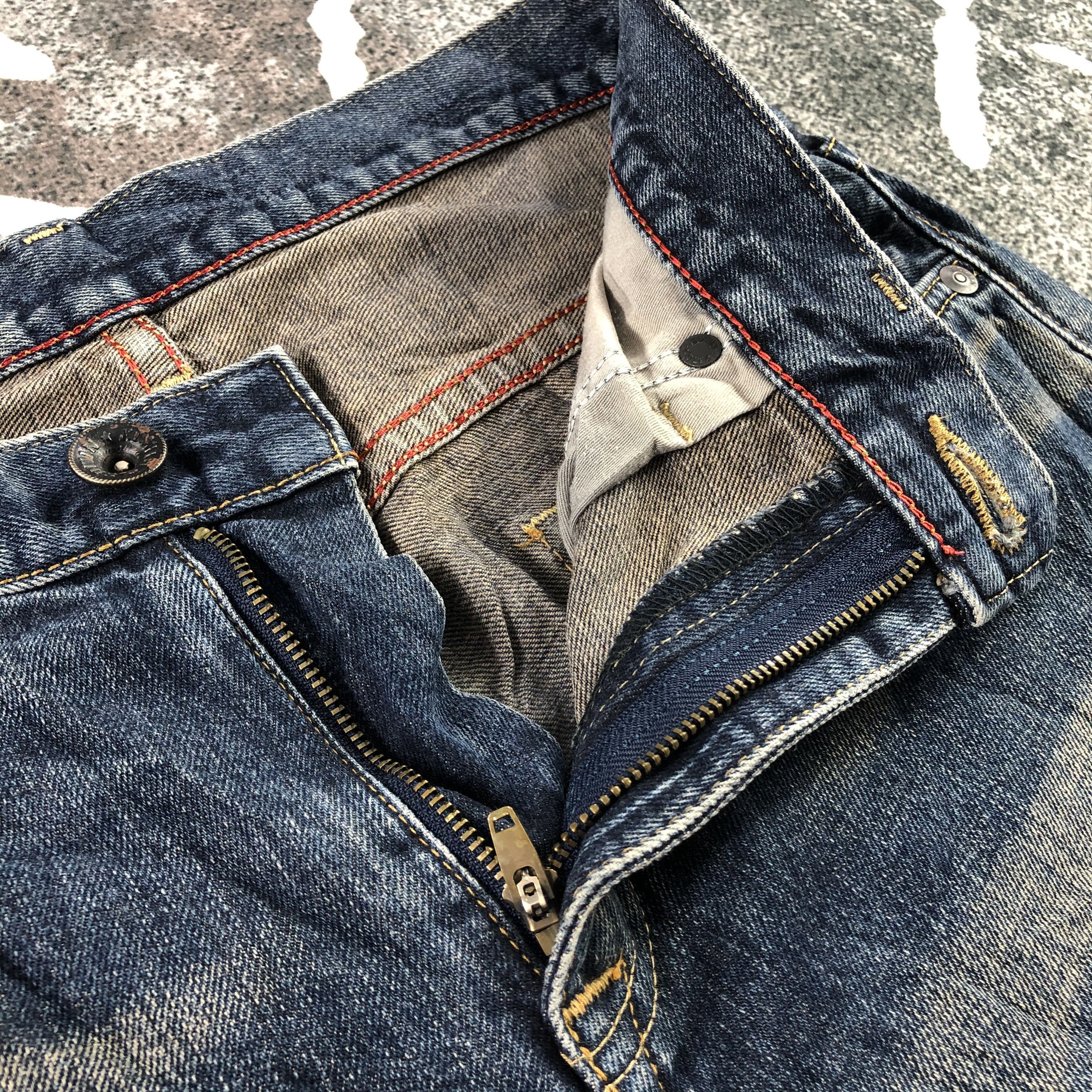 Edwin Vintage Edwin Jeans Distressed Denim KJ1431 Size US 30 / EU 46 - 7 Thumbnail