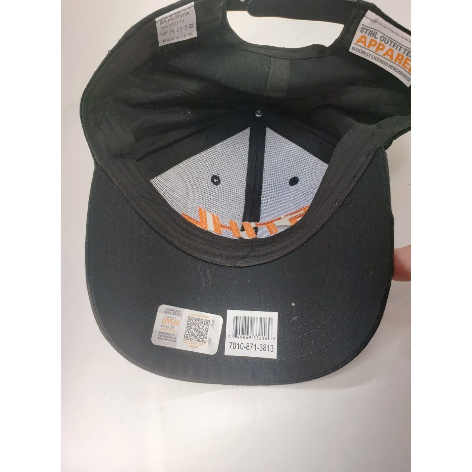 Logo 7 STIHL Men's Baseball Cap Adjustable Black Logo Letters Outdoor Classic Size ONE SIZE - 7 Thumbnail