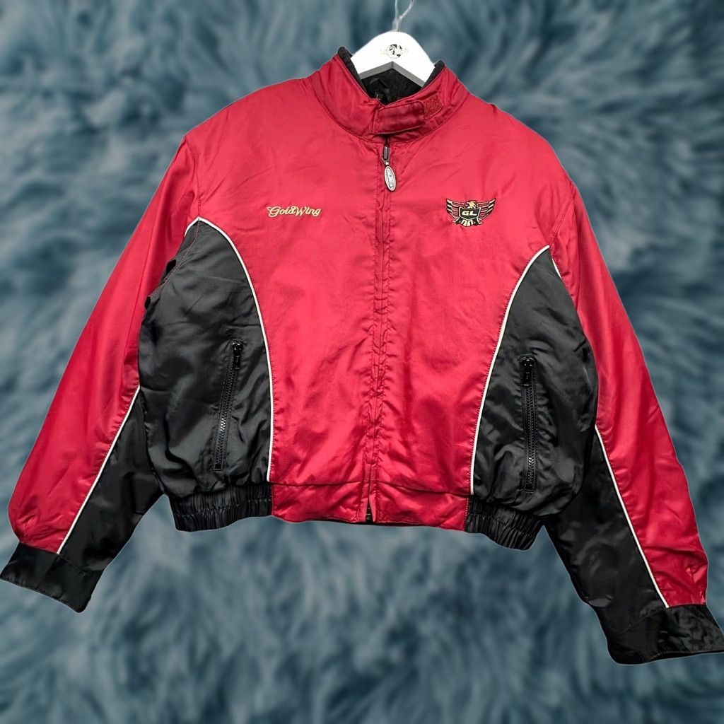 Honda VINTAGE Honda Rider Collection Intersport Fashions West Lined jacket Womens Large Red Size L / US 10 / IT 46 - 1 Thumbnail
