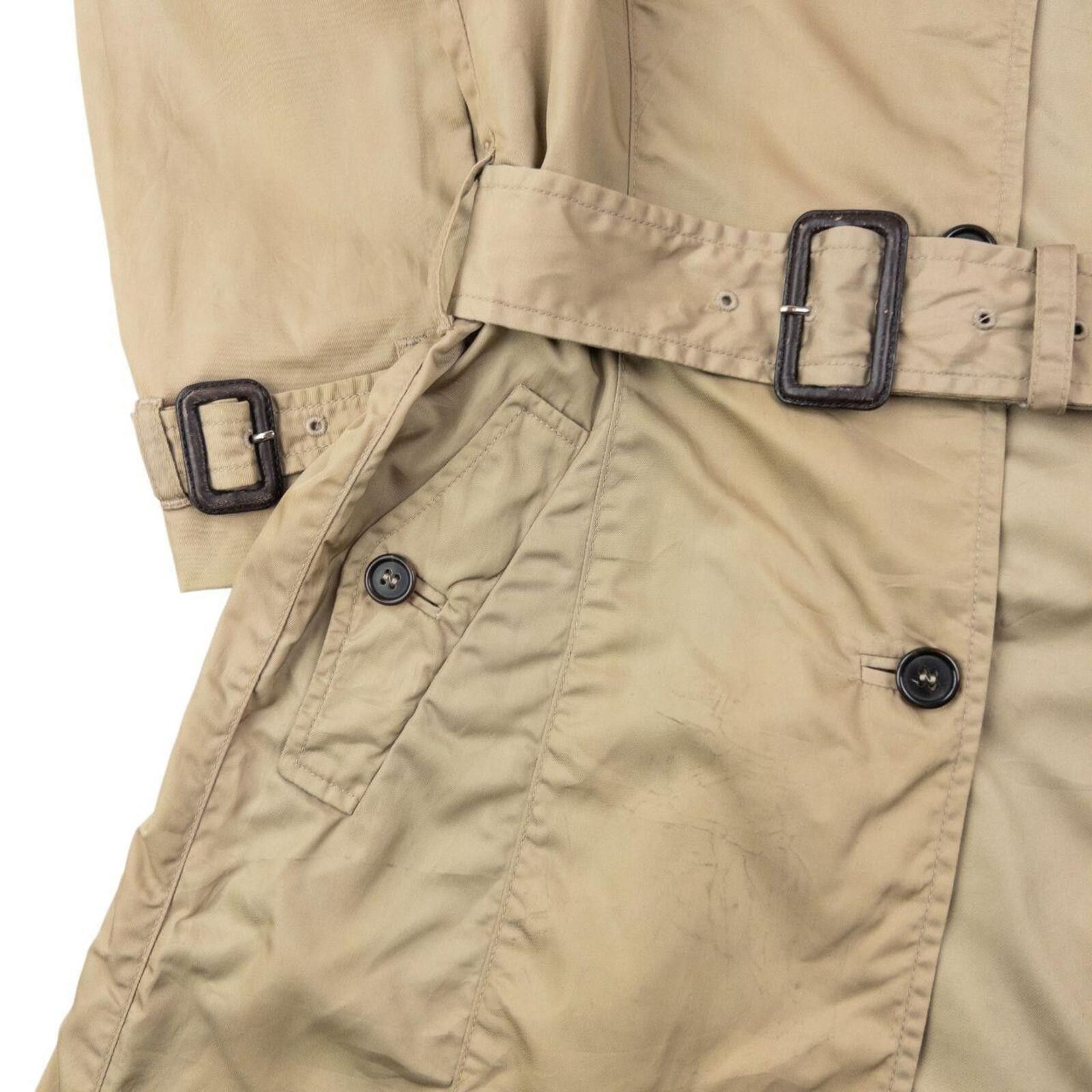 Prada Vintage 2000s Prada Belt Waist Trench Jacket Womens Size M Size M / US 6-8 / IT 42-44 - 6 Thumbnail