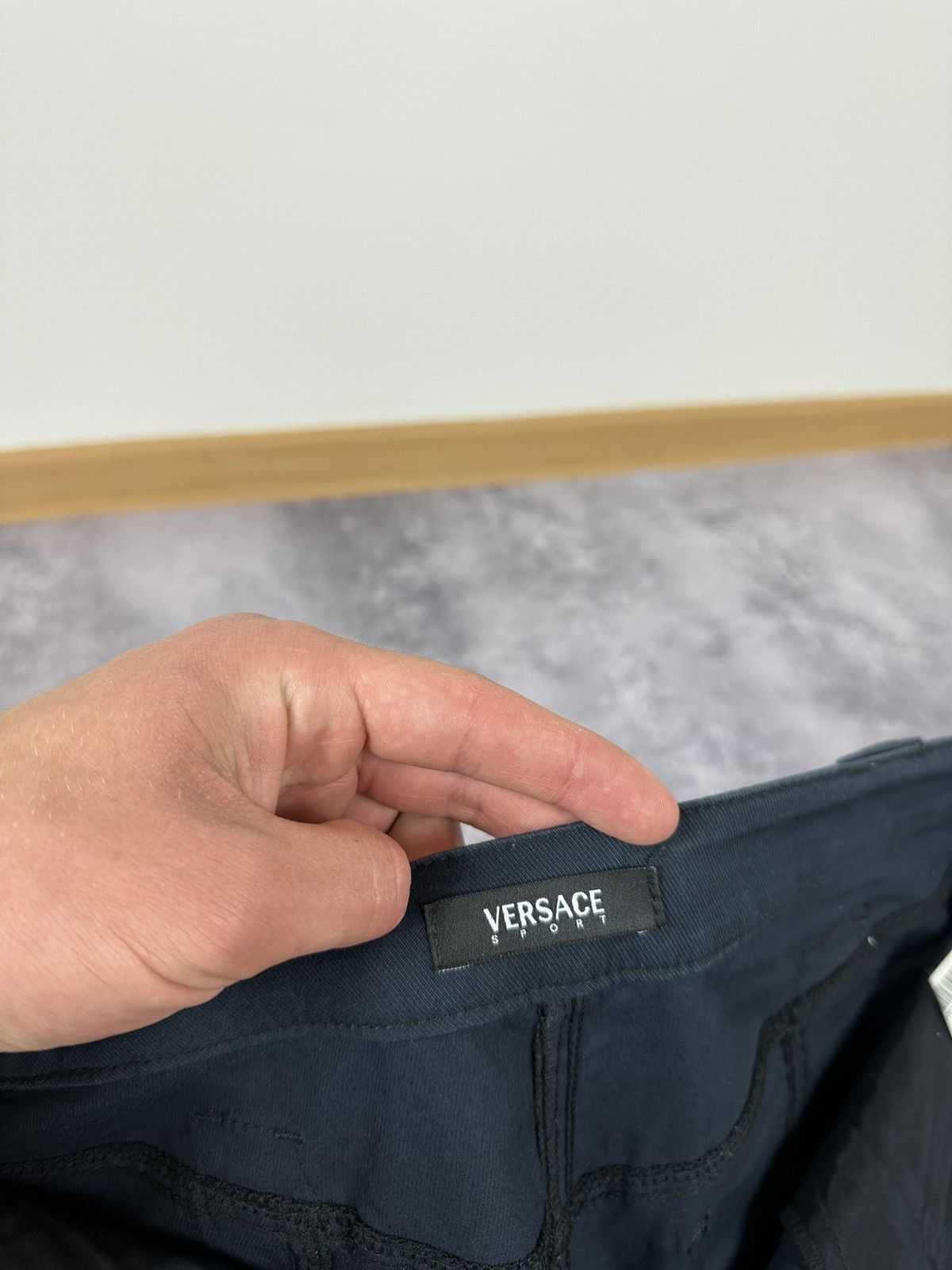 Versace × Vintage Vintage 90s Versace Medusa Avant Garde Luxury Cropped Pants Size 28" / US 6 / IT 42 - 17 Thumbnail