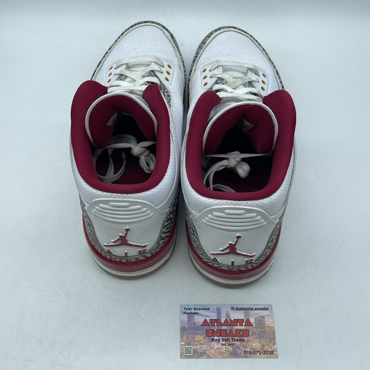 Jordan Brand Air Jordan 3 cardinal red Size US 13 / EU 46 - 6 Thumbnail