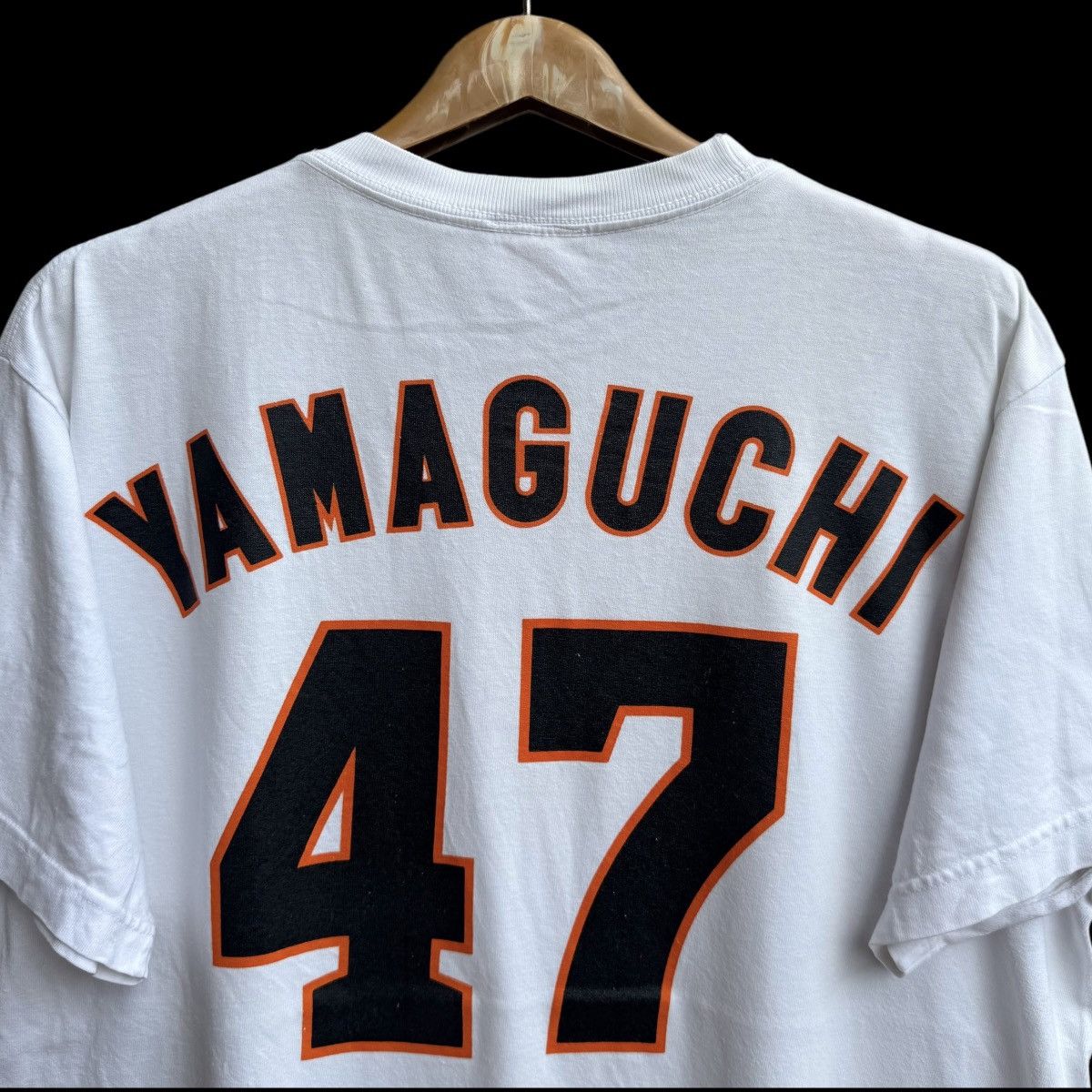 Japanese Brand × MLB × NFL Tokyo Yomiuri Giants 47 Yamaguchi Baseball Tee Vintage Size US XL / EU 56 / 4 - 3 Thumbnail