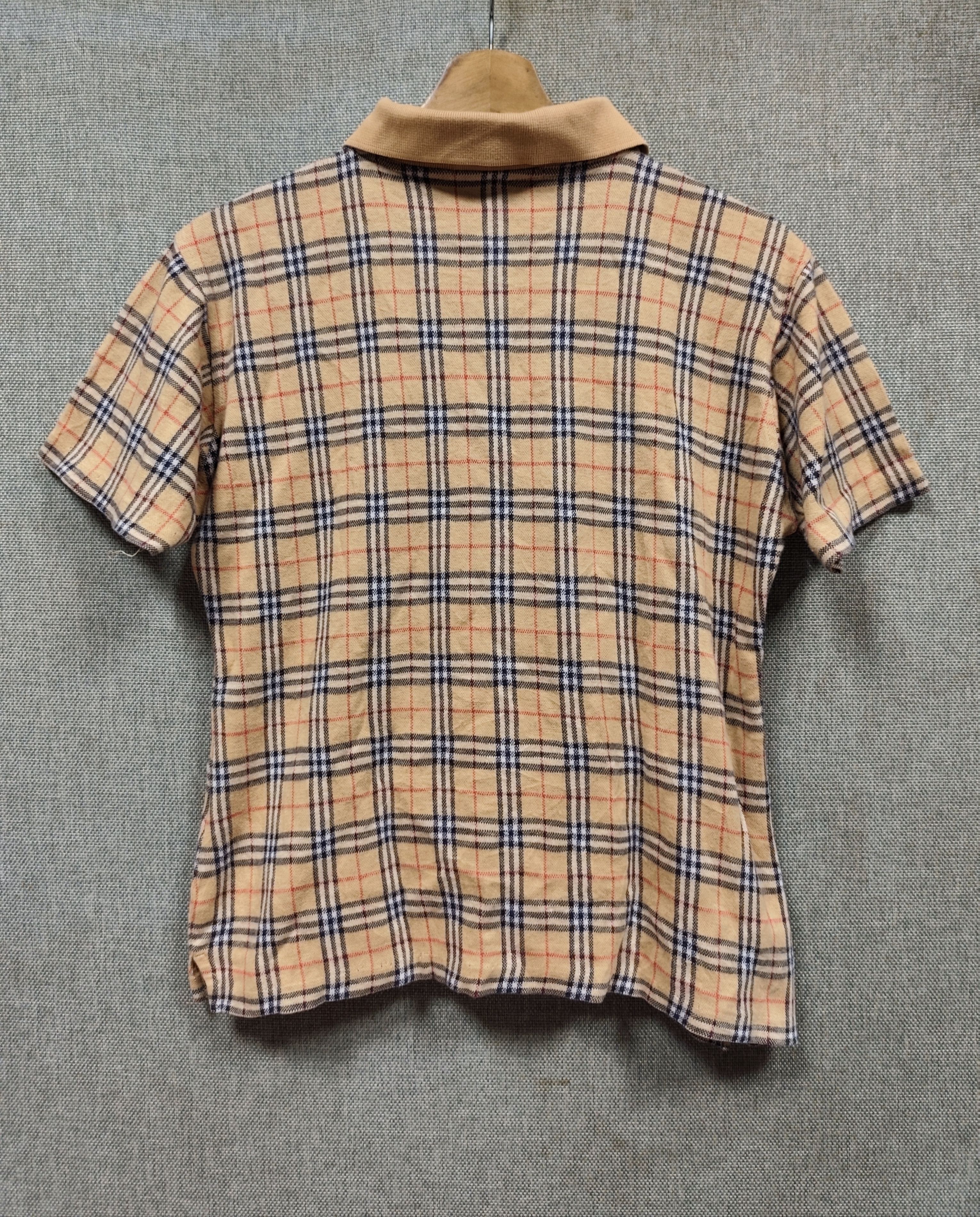 Burberry Vintage Burberry Nova Check Polo Shirt Size S / US 4 / IT 40 - 2 Thumbnail