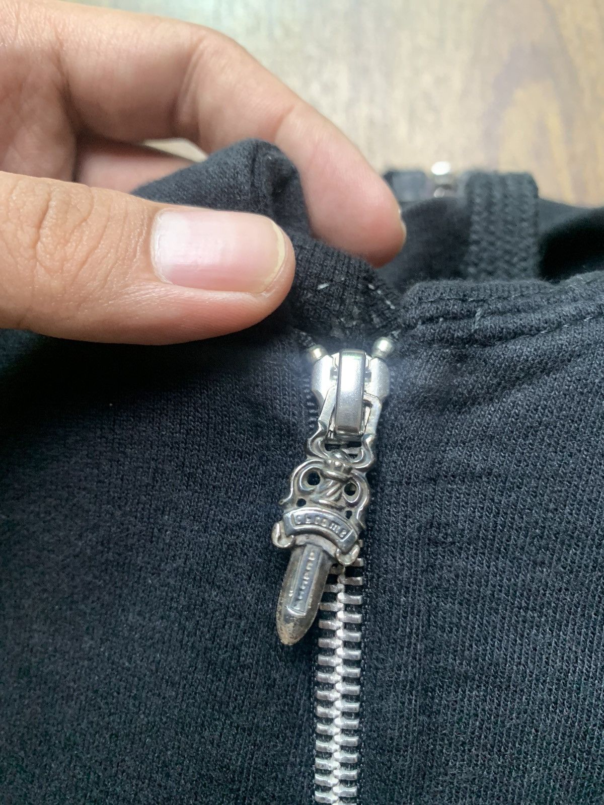 Chrome Hearts Chrome Hearts Horseshoe Logo Thermal Zip Hoodie Size US M / EU 48-50 / 2 - 4 Thumbnail