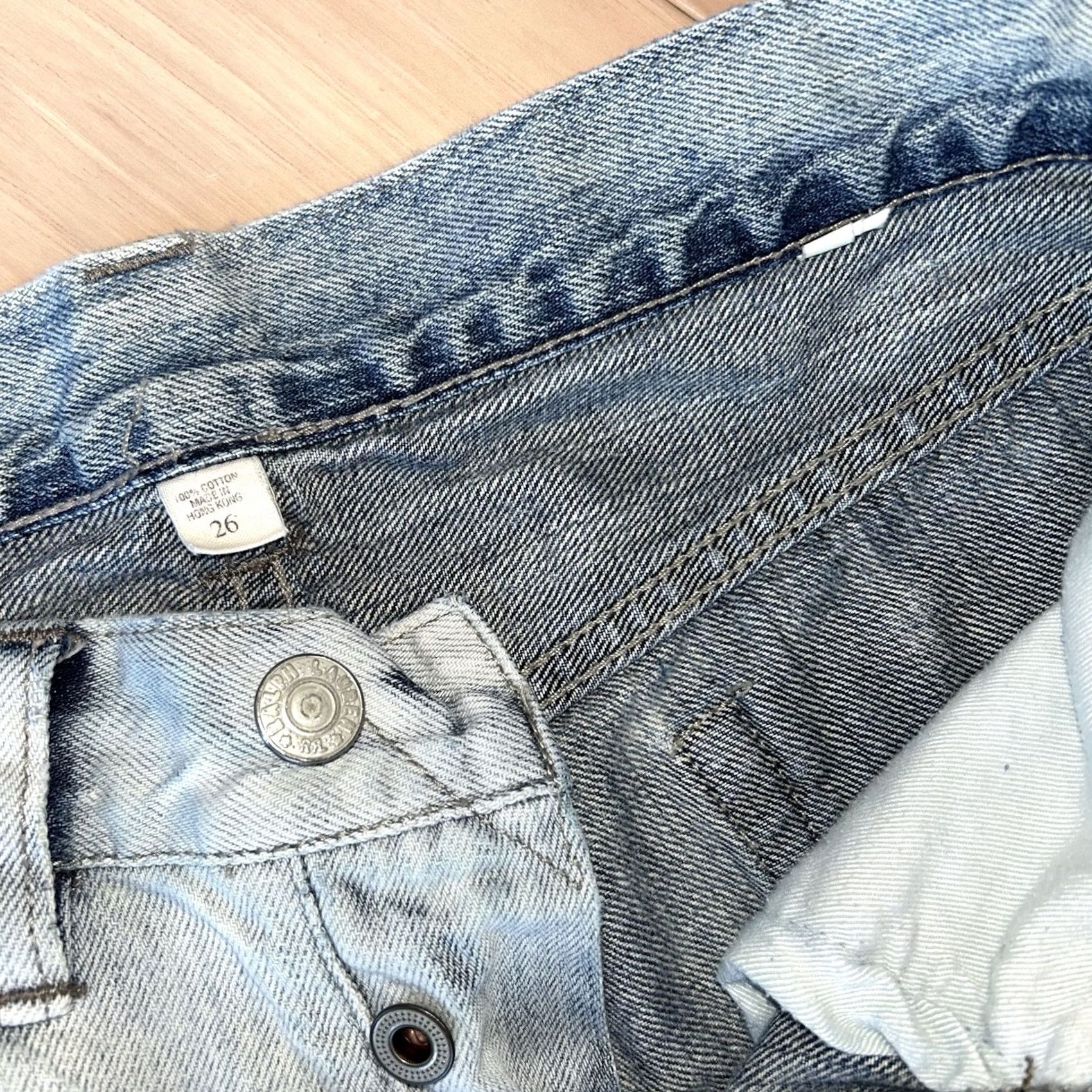 Denime RRL Selvedge Light Wash Womens Skinny Fit Jeans - Vintage Size 26" / US 2 / IT 38 - 6 Thumbnail