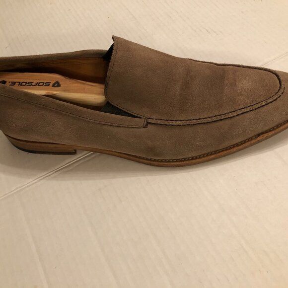 Other Millburn men's tan leather suede slip on loafers size:11.5 Size US 11.5 / EU 44-45 - 1 Thumbnail