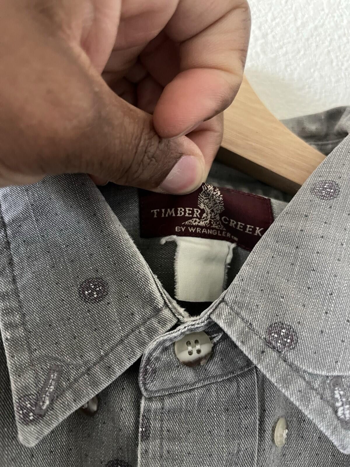 Wrangler Vintage Wrangler Timber Creek Grey Pattern Button Down⁠ L/XL Size US XL / EU 56 / 4 - 3 Thumbnail