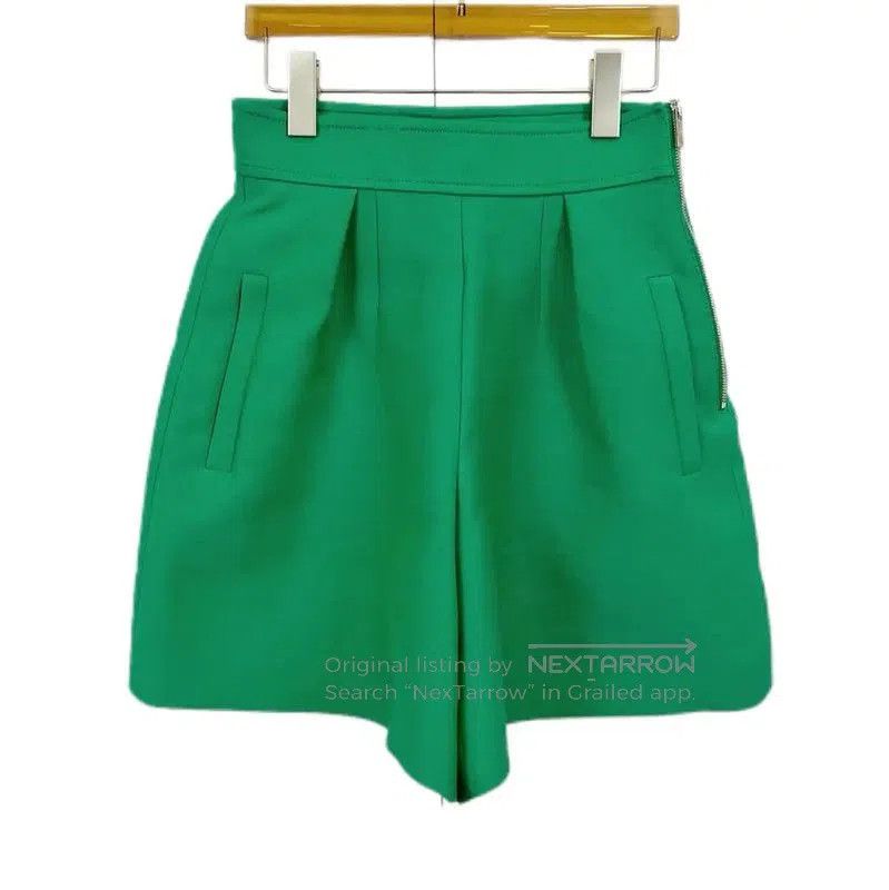 Louis Vuitton Louis Vuitton Summer Green Cotton Skirt . Size 28" / US 6 / IT 42 - 1 Thumbnail