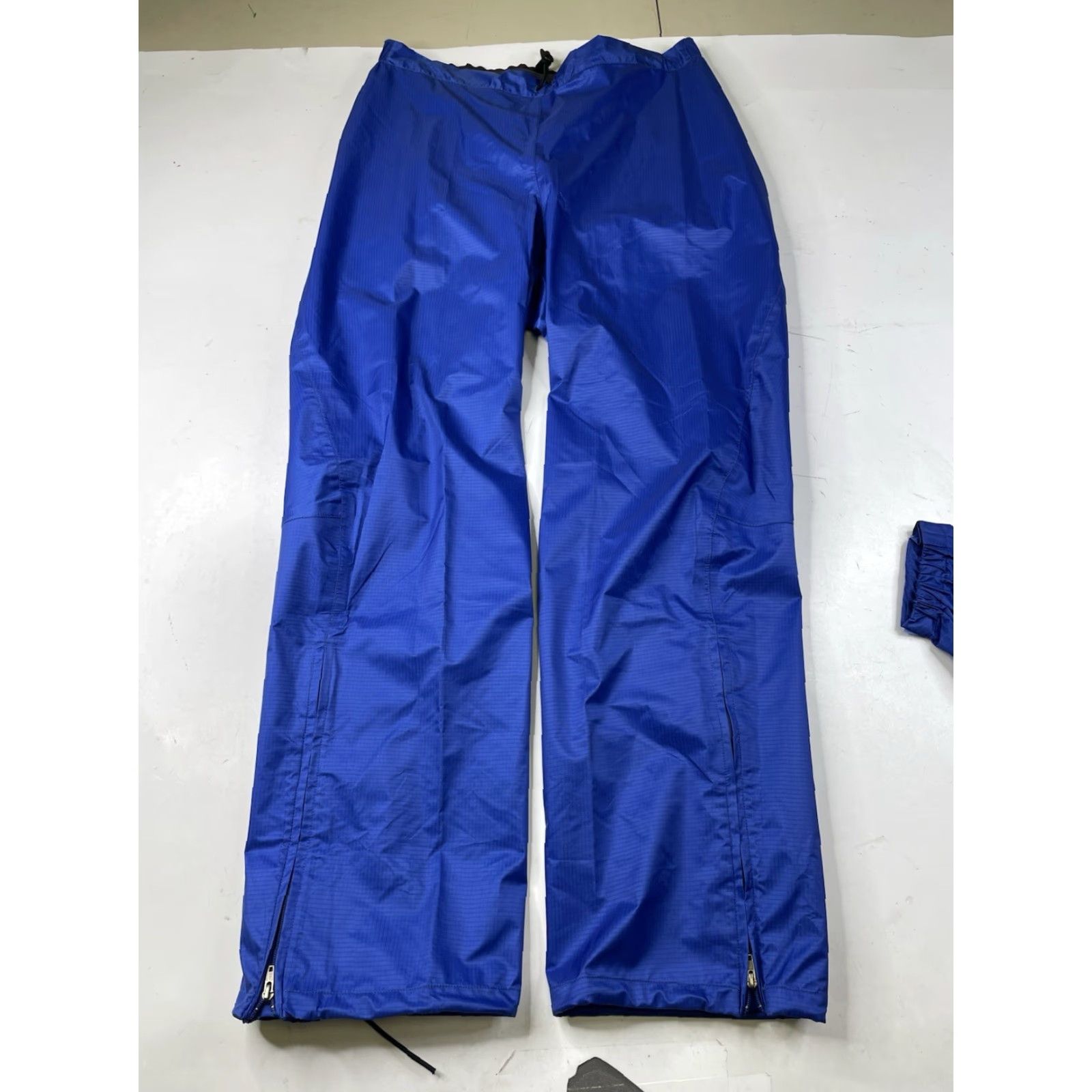 Patagonia VINTAGE Patagonia Super Pluma Gridman Jacket Pants Set 83490 Mens Medium Blue Nylon Full Zip Rain Coat 90s Outdoor Hiking Regular Mens Size US 31 - 3 Thumbnail
