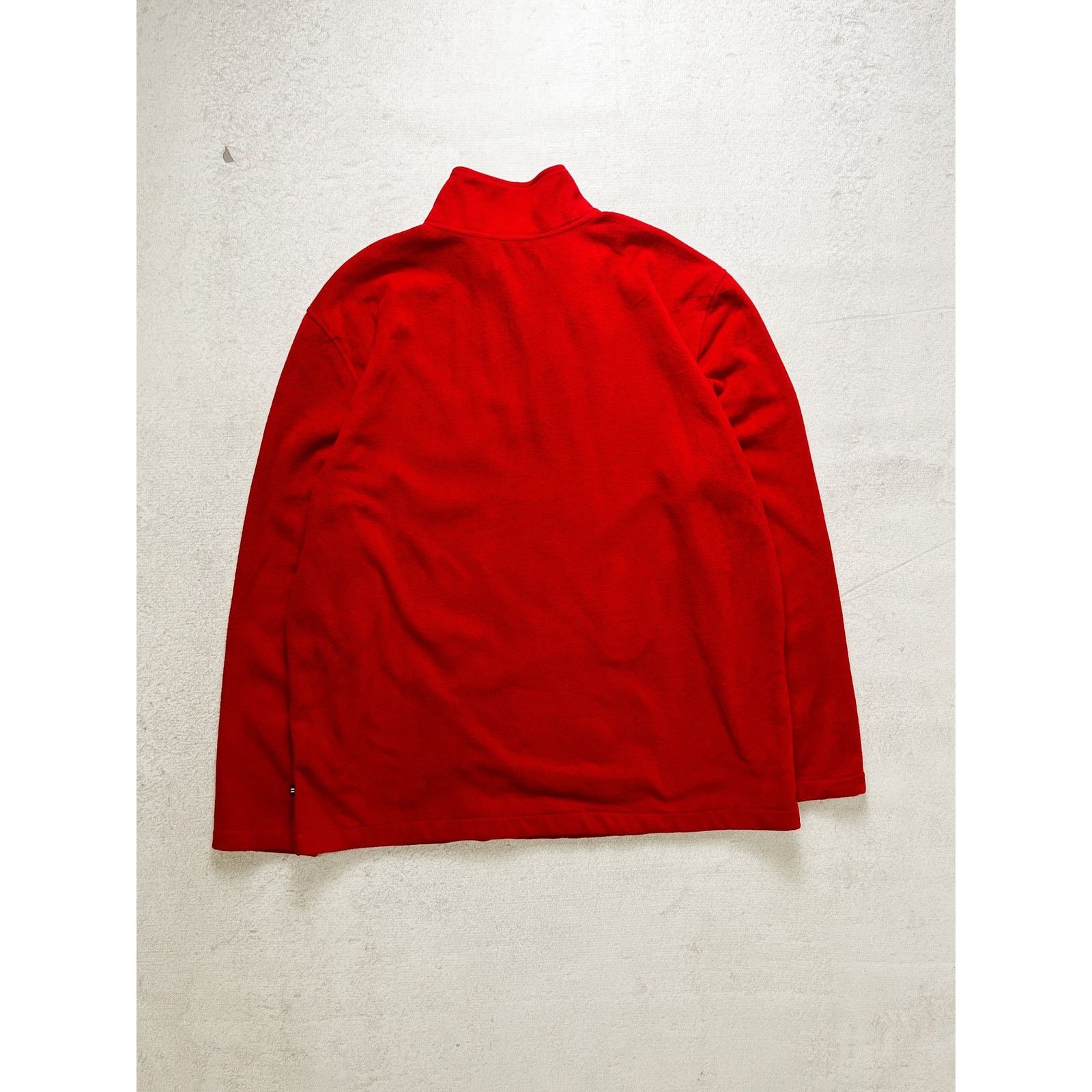 Nautica Vintage 90s Nautica Red Fleece Sweatshirt - Women's 2XL Size XXL / US 16-18 / IT 52-54 - 2 Thumbnail