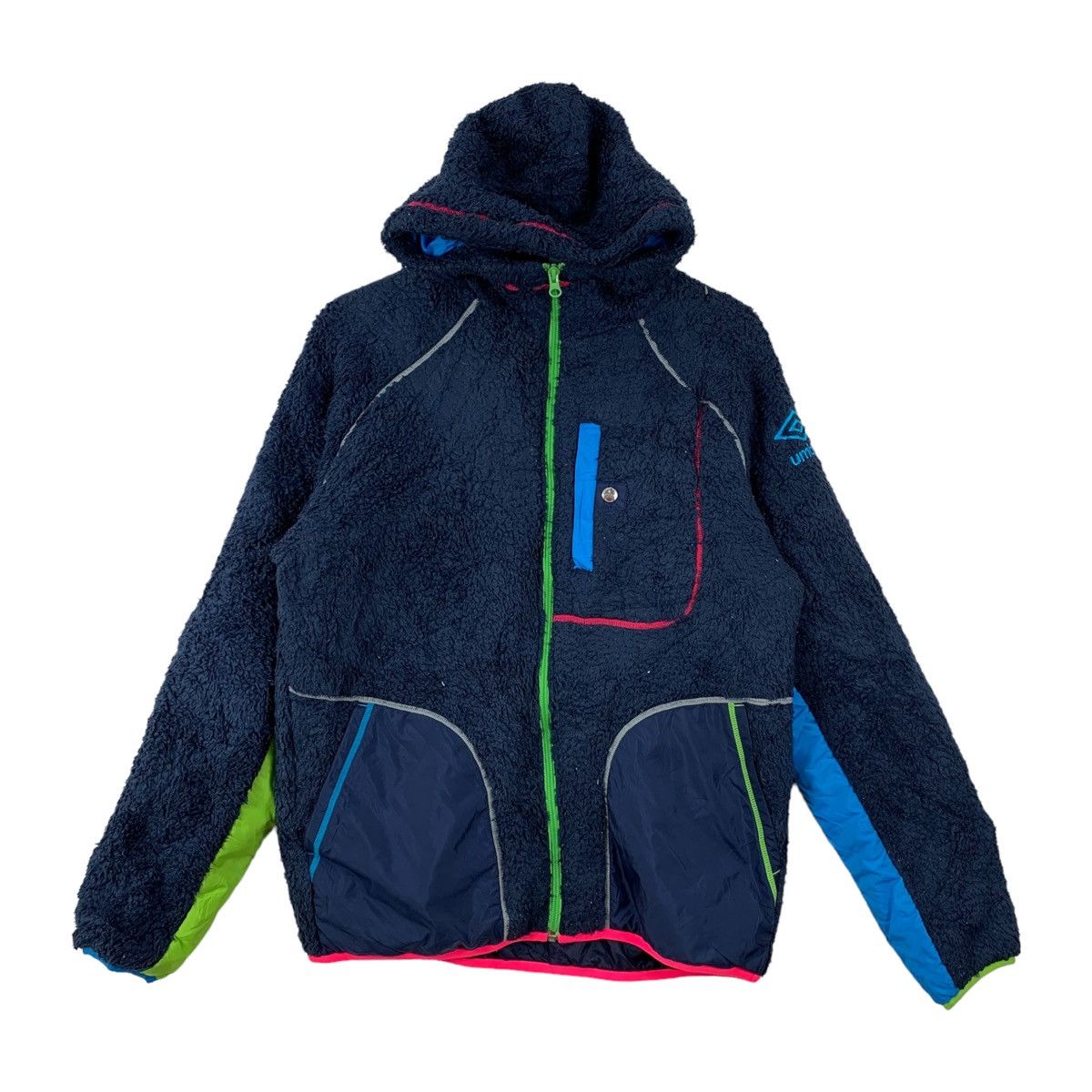 Umbro UMBRO Sportswear Small Logo Fleece Zipper Hoodie Sweater Size US M / EU 48-50 / 2 - 1 Thumbnail
