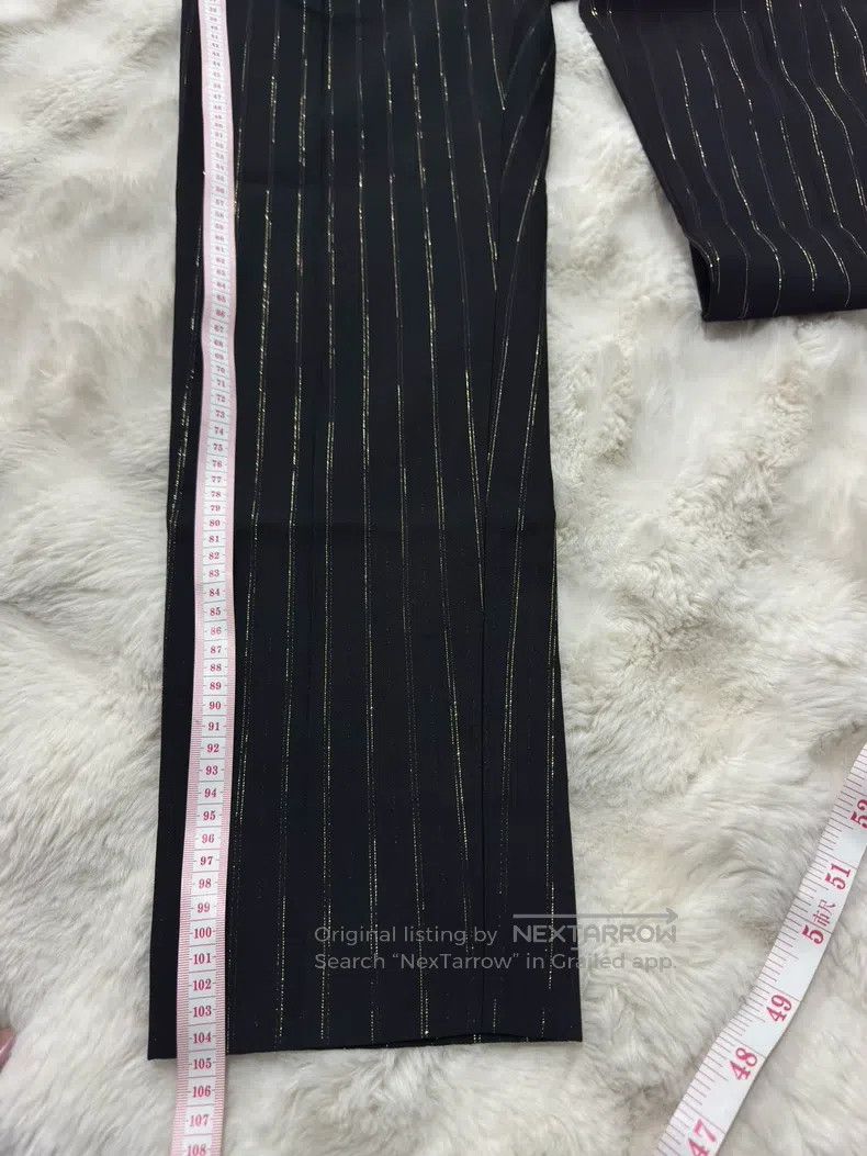 Saint Laurent Paris Saint Laurent Paris Black Gold Men's Dress Pants Size US 32 / EU 48 - 9 Thumbnail