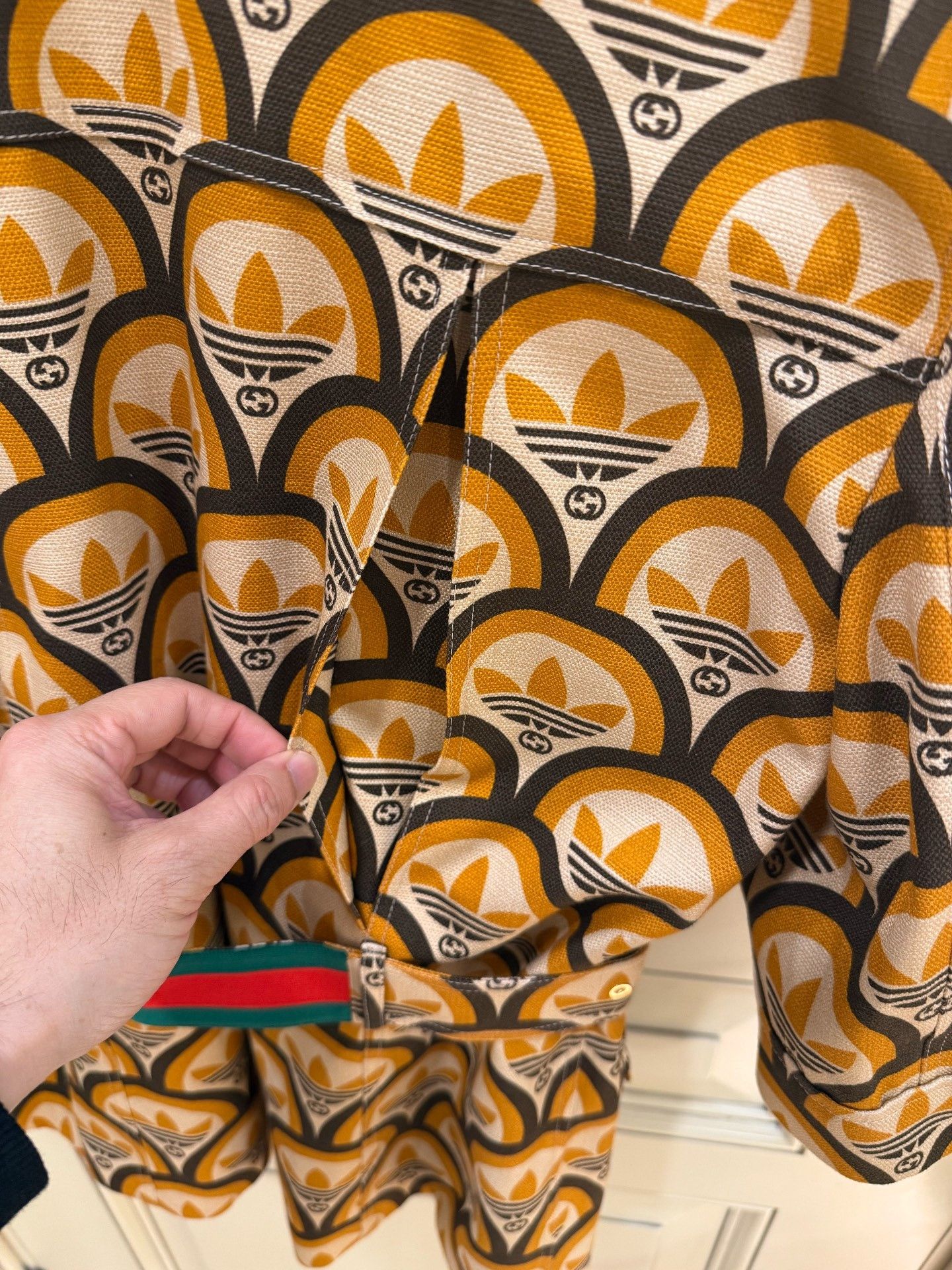 Gucci Gucci x Adidas Canvas Print Jacket Size US M / EU 48-50 / 2 - 7 Thumbnail