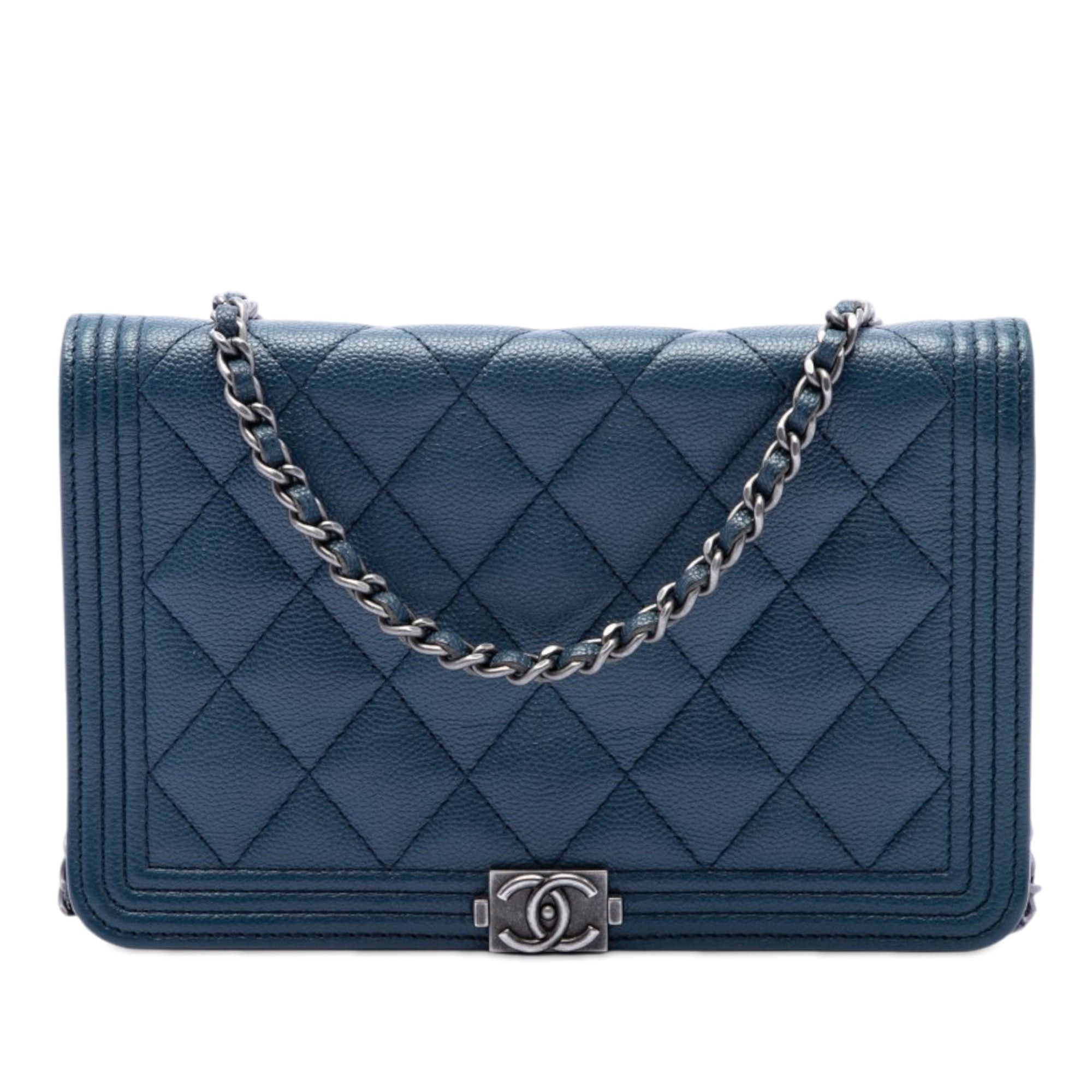 Chanel Quilted Caviar Boy Wallet on Chain Size ONE SIZE - 1 Thumbnail