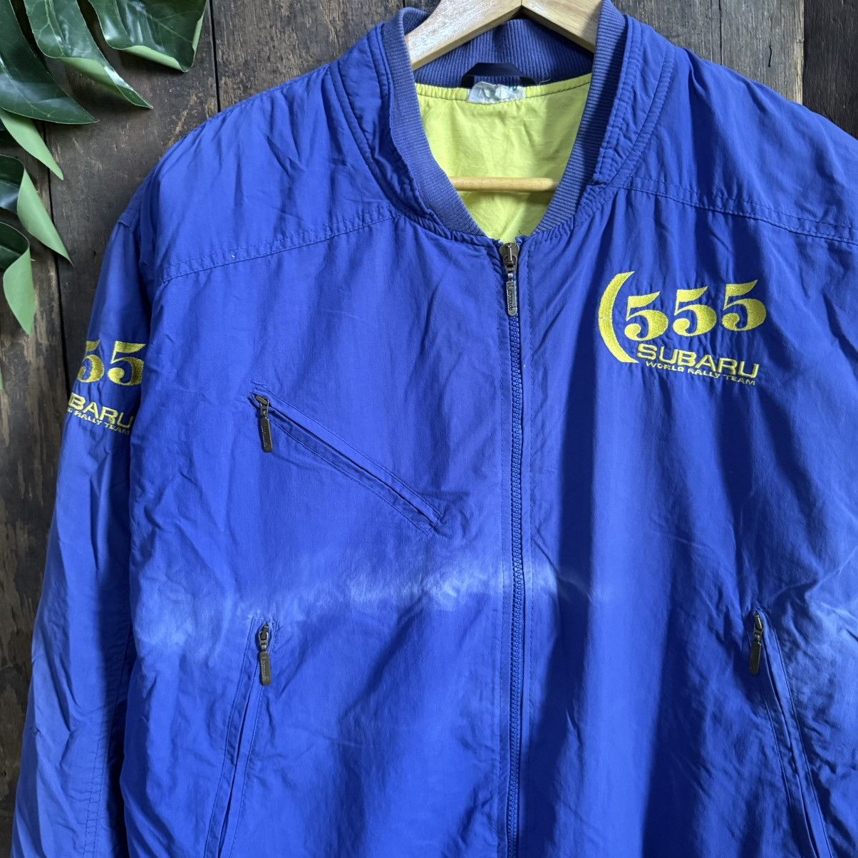 Vintage Vintage Subaru 555 Bomber Jacket Size US L / EU 52-54 / 3 - 3 Thumbnail