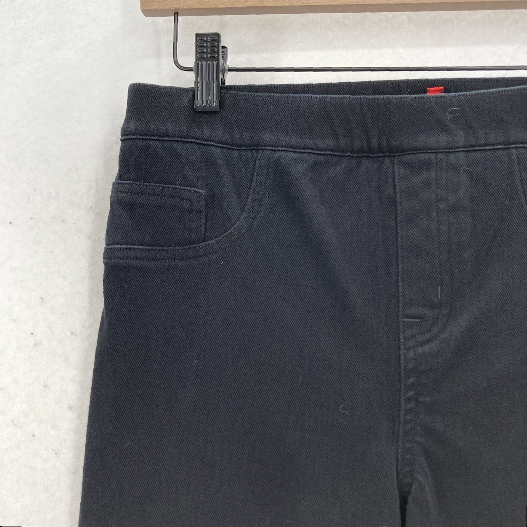Spanx Spanx Ankle Leggings Womens Medium Black Pull On Stretch Denim Pants Size 32" / US 10 / IT 46 - 3 Thumbnail