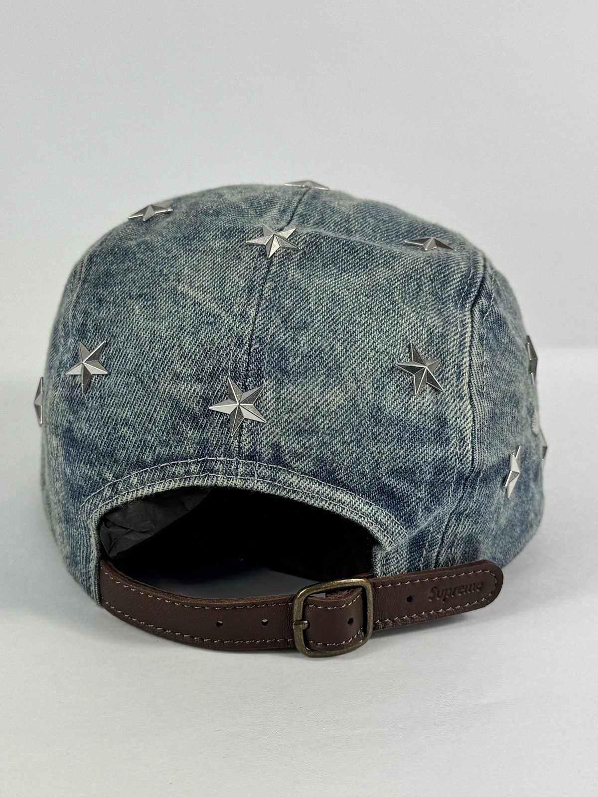 Supreme STAR STUDDED DENIM CAMP CAP Size ONE SIZE - 4 Thumbnail