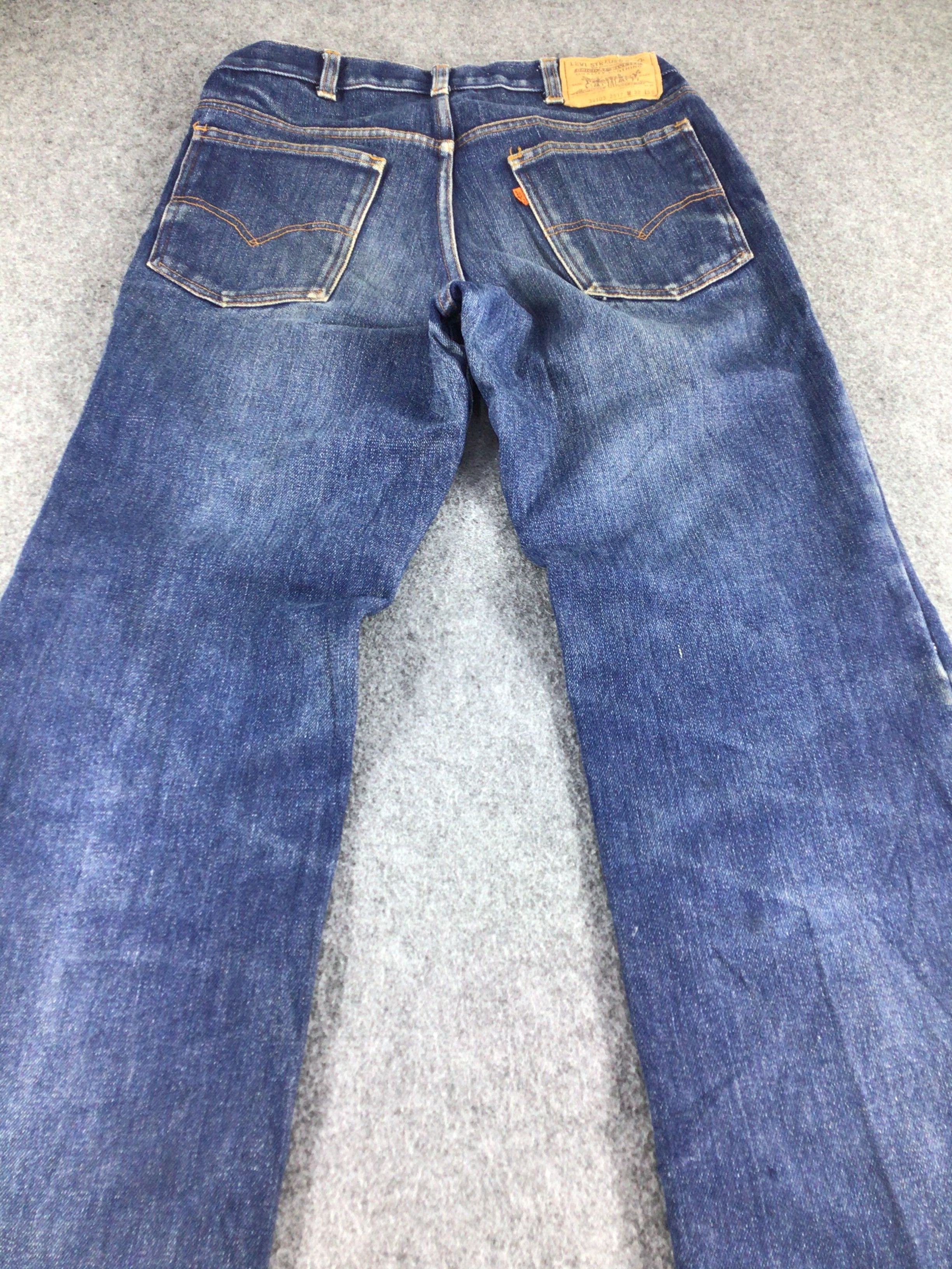 Levi's Vintage 80s Levis Orange Tab Jeans Blue Medium Wash-J381 Size US 30 / EU 46 - 4 Thumbnail