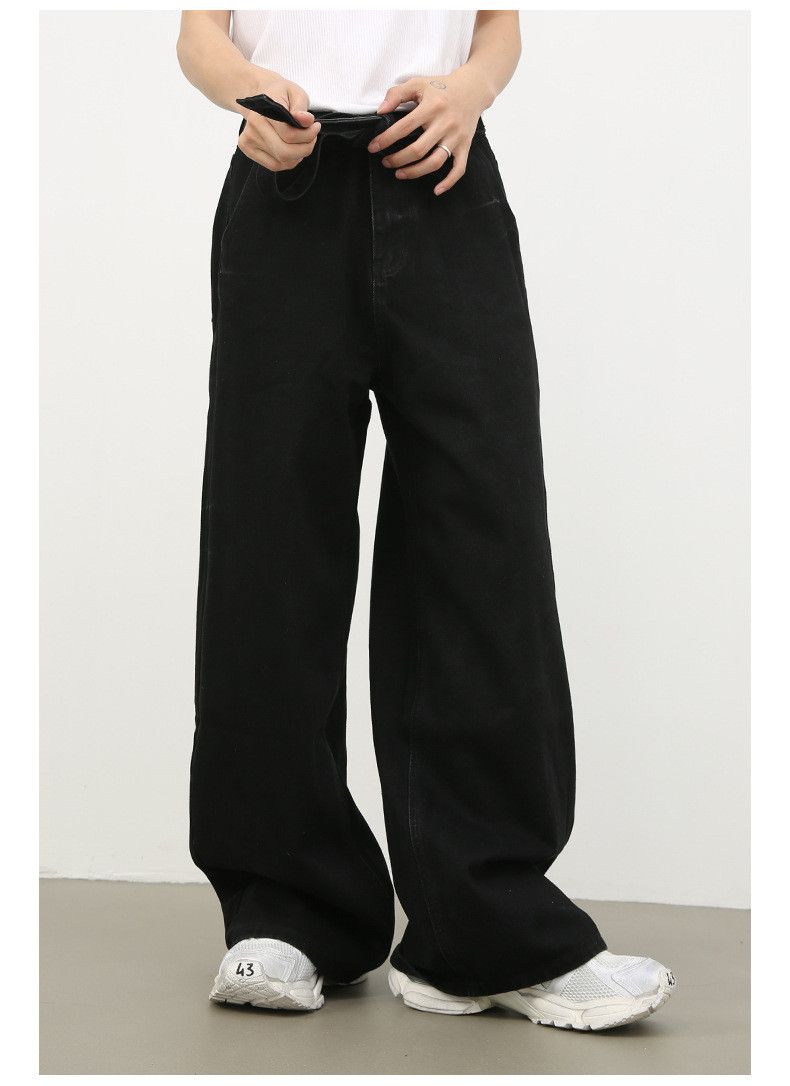 Japanese Brand Japanese retro loose straight versatile belt jeans Size US 32 / EU 48 - 2 Thumbnail