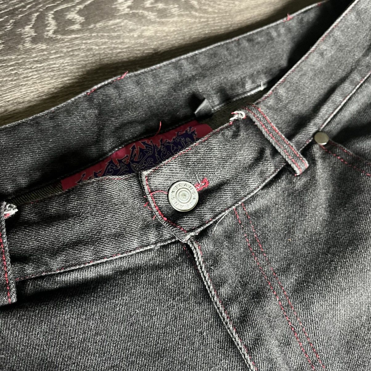 Haunted Starbucks Haunted Starbucks Fuck You Baggy Denim Jeans Red Size Small Size US 33 - 8 Thumbnail