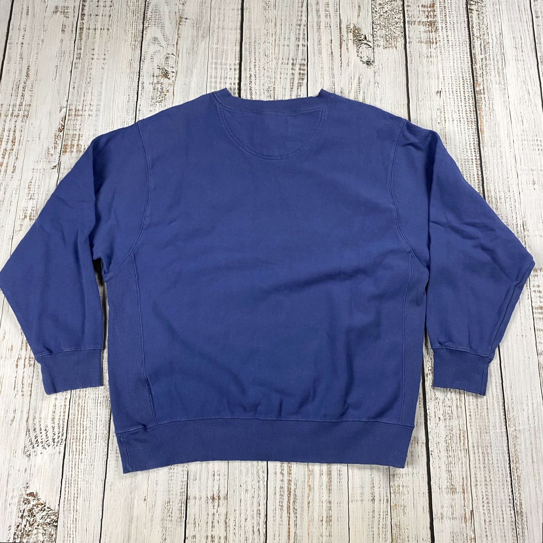 Vintage WEARGUARD Sweatshirt ADULT 2XL BLUE HEAVYWEIGHT WORKWEAR LOGO LONG SLV PRP VTG Size US XXL / EU 58 / 5 - 4 Thumbnail