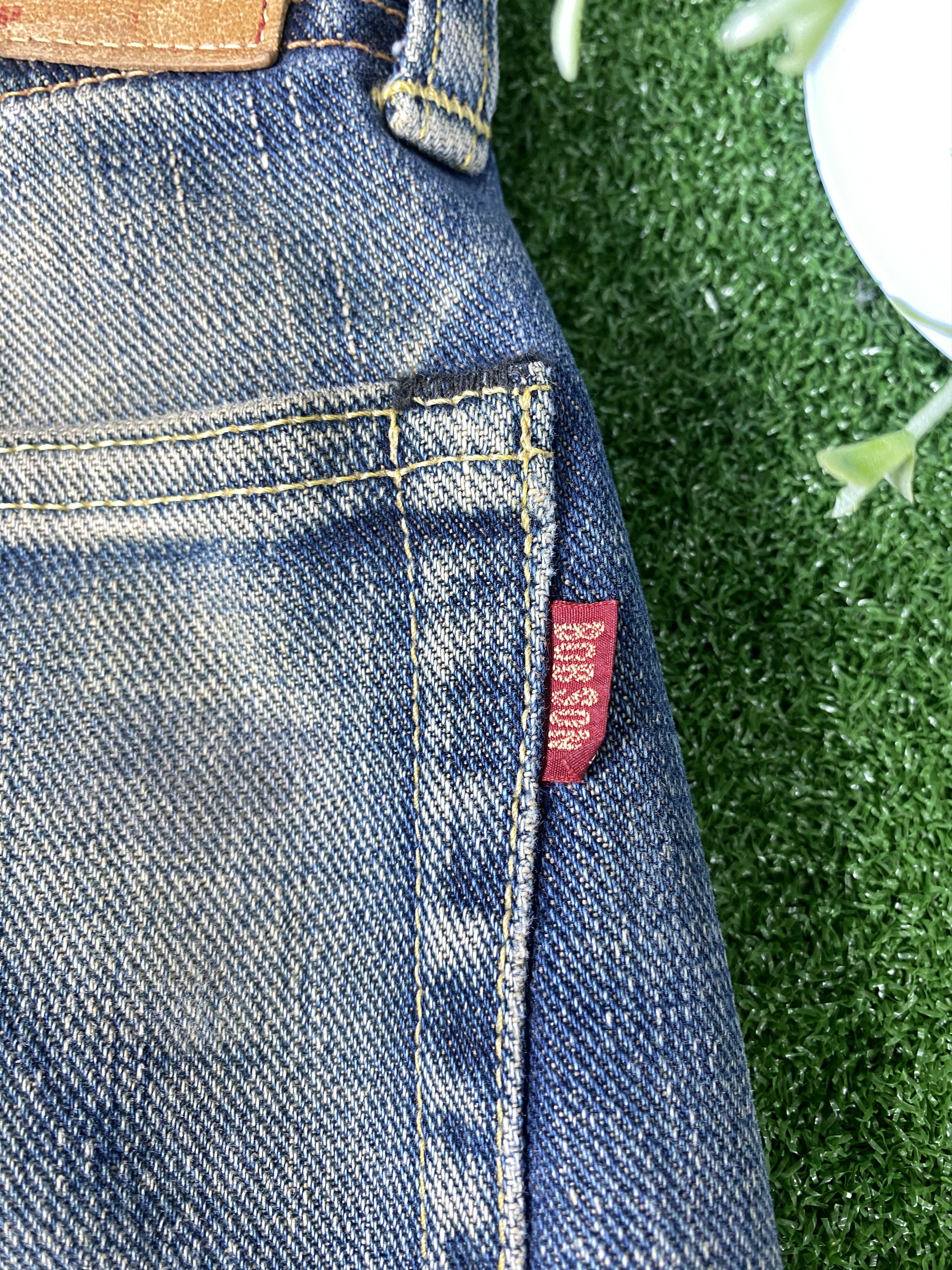Vintage Vintage Bobson Distressed Faded Blue Jeans CP0076 Size US 30 / EU 46 - 9 Thumbnail