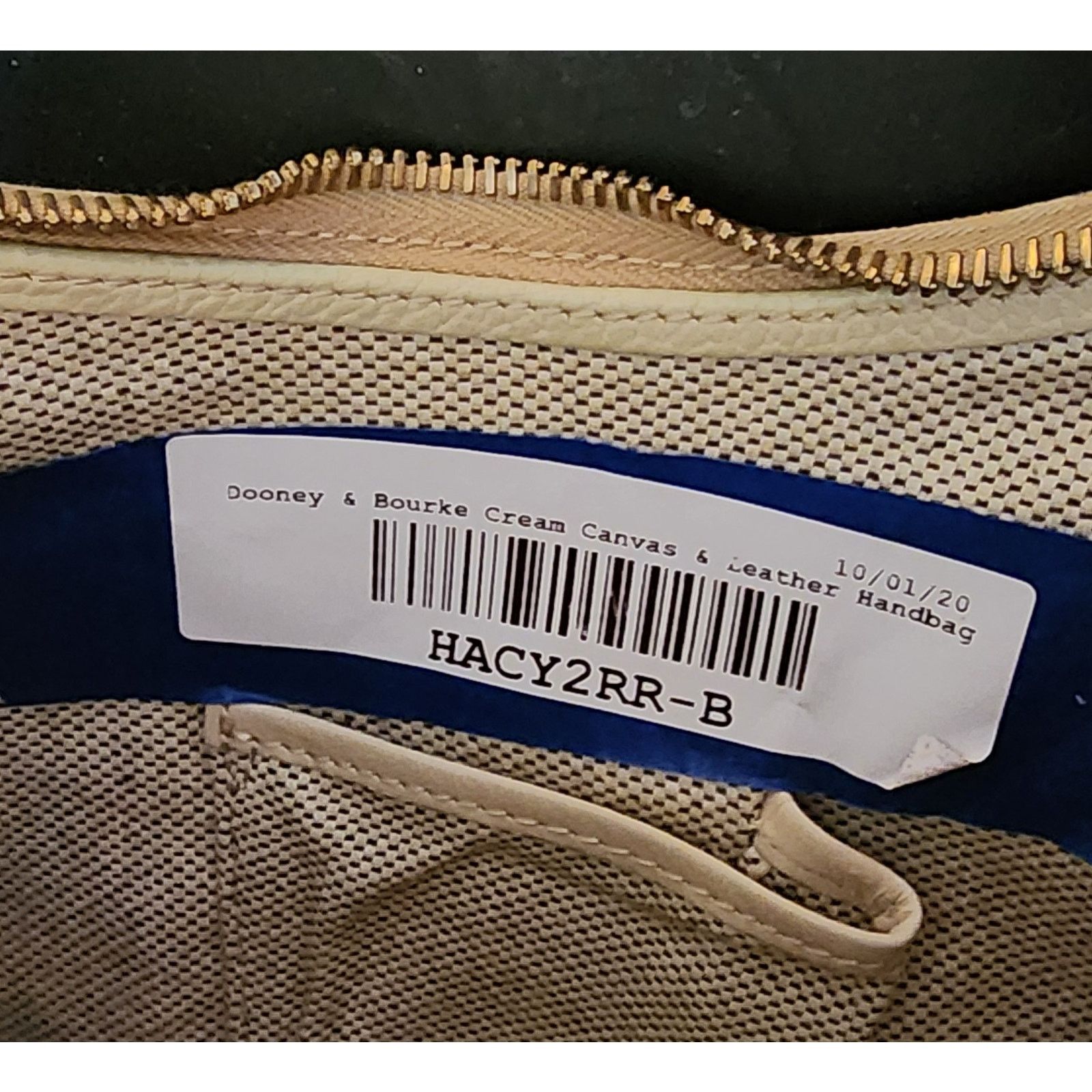 Dooney & Bourke Dooney & Bourke Small Hobo Handbag cream in color Size ONE SIZE - 5 Thumbnail