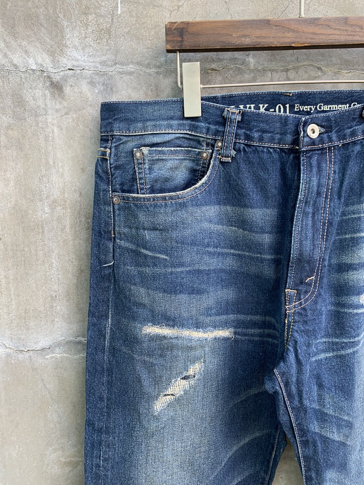 Levi's Neighborhood “Luker” Selvedge Denim Jeans Size US 36 / EU 52 - 3 Thumbnail